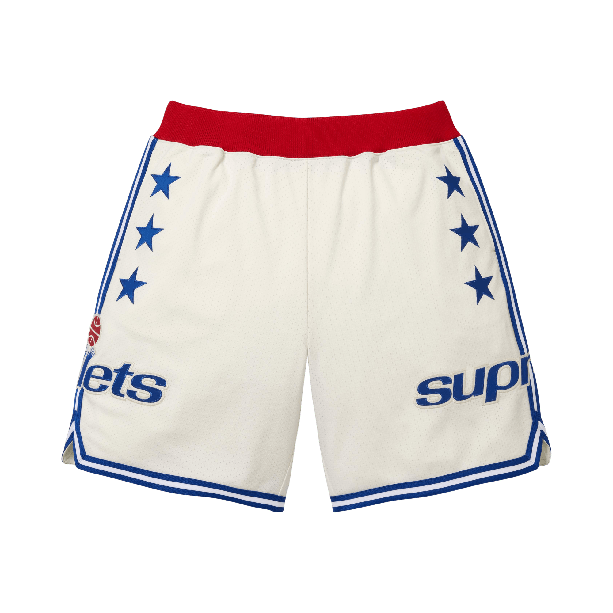 Supreme x Mitchell & Ness Teams Short 'White'