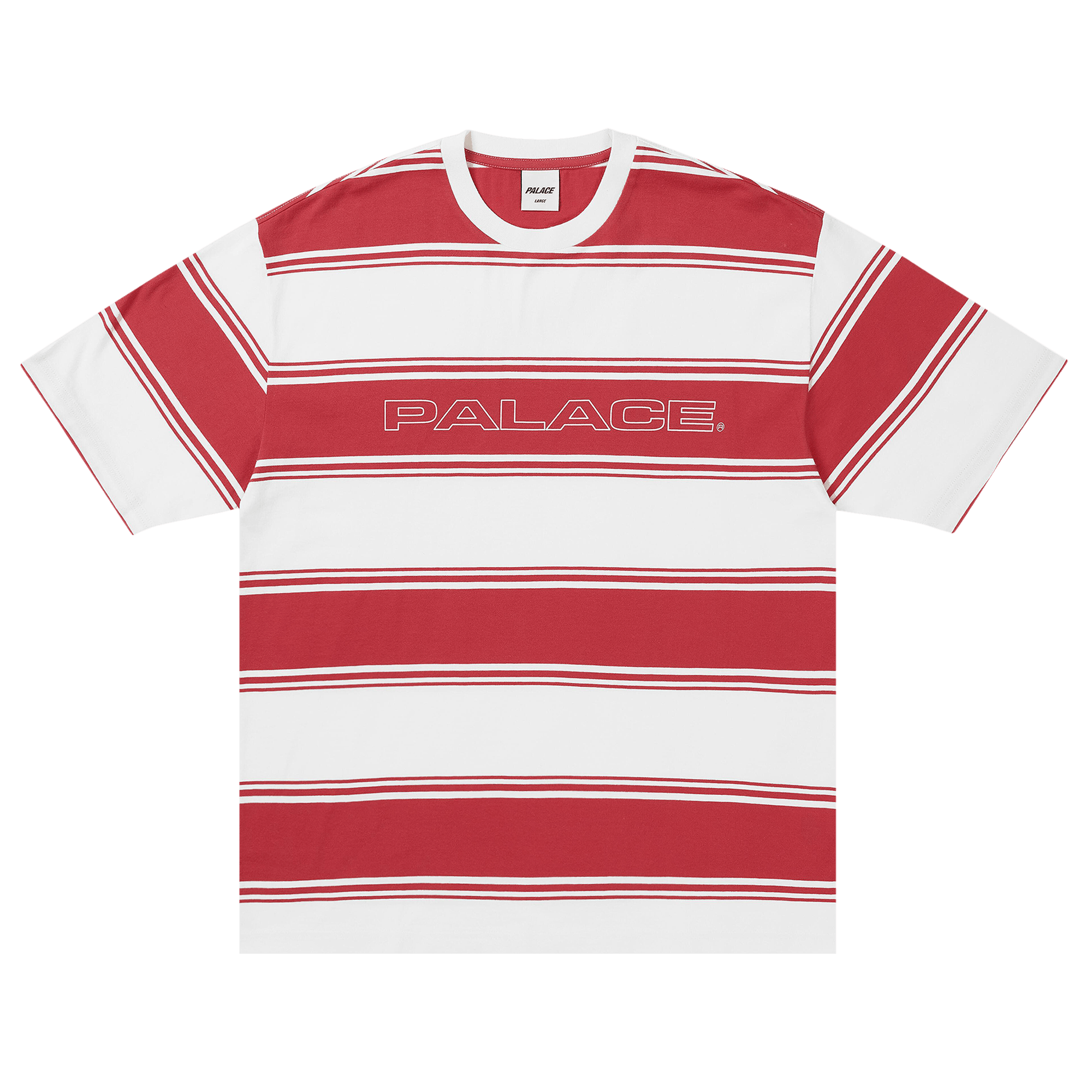 Palace Tidy Stripe T-Shirt 'Red'