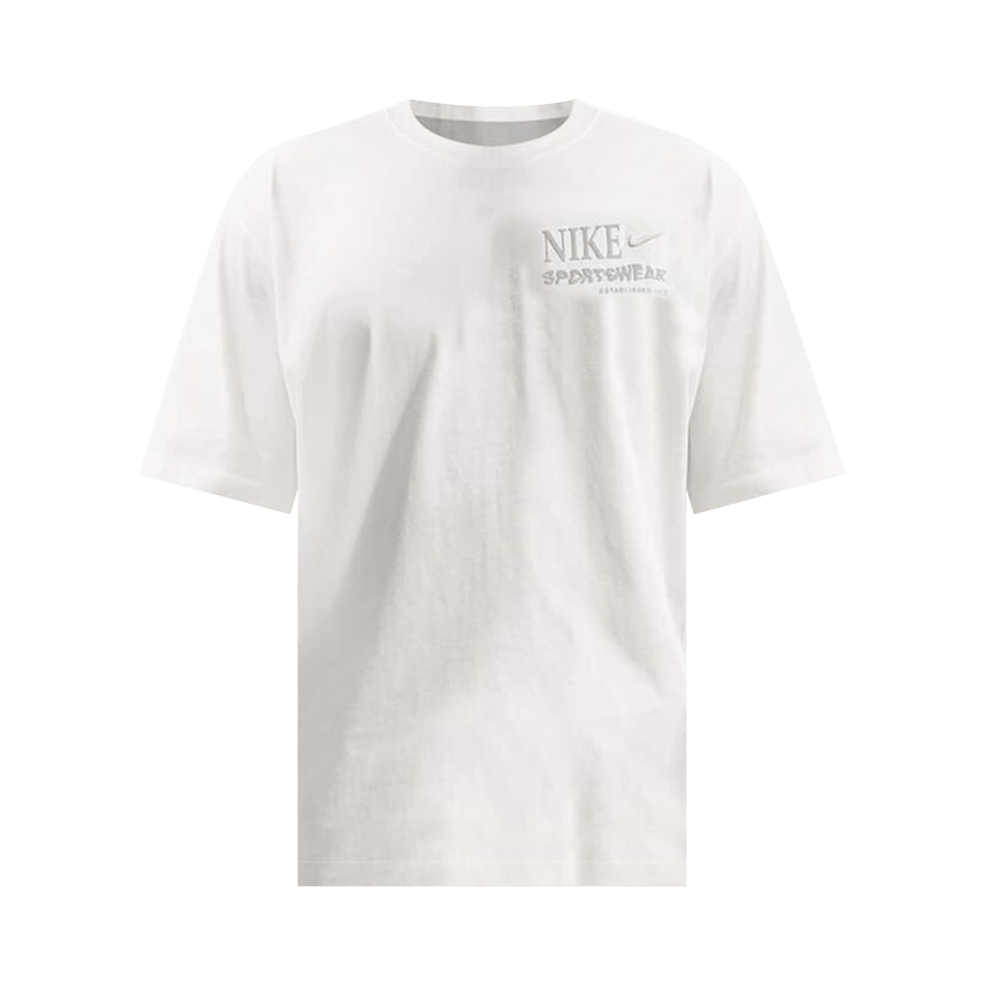 Nike T-Shirt 'Summit White/Wolf Grey'