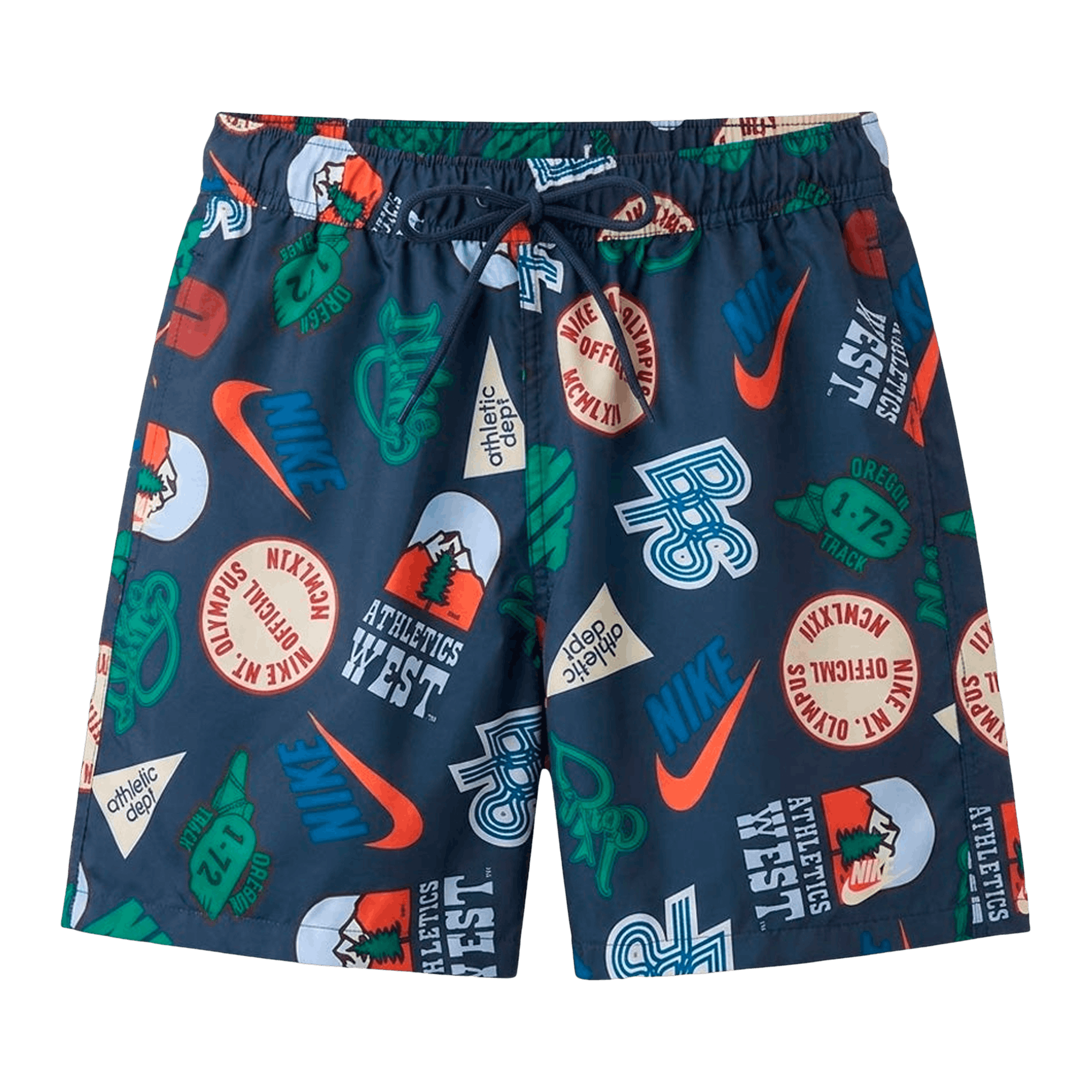 Nike Club Shorts With Flow Print 'Navy/Multicolor'