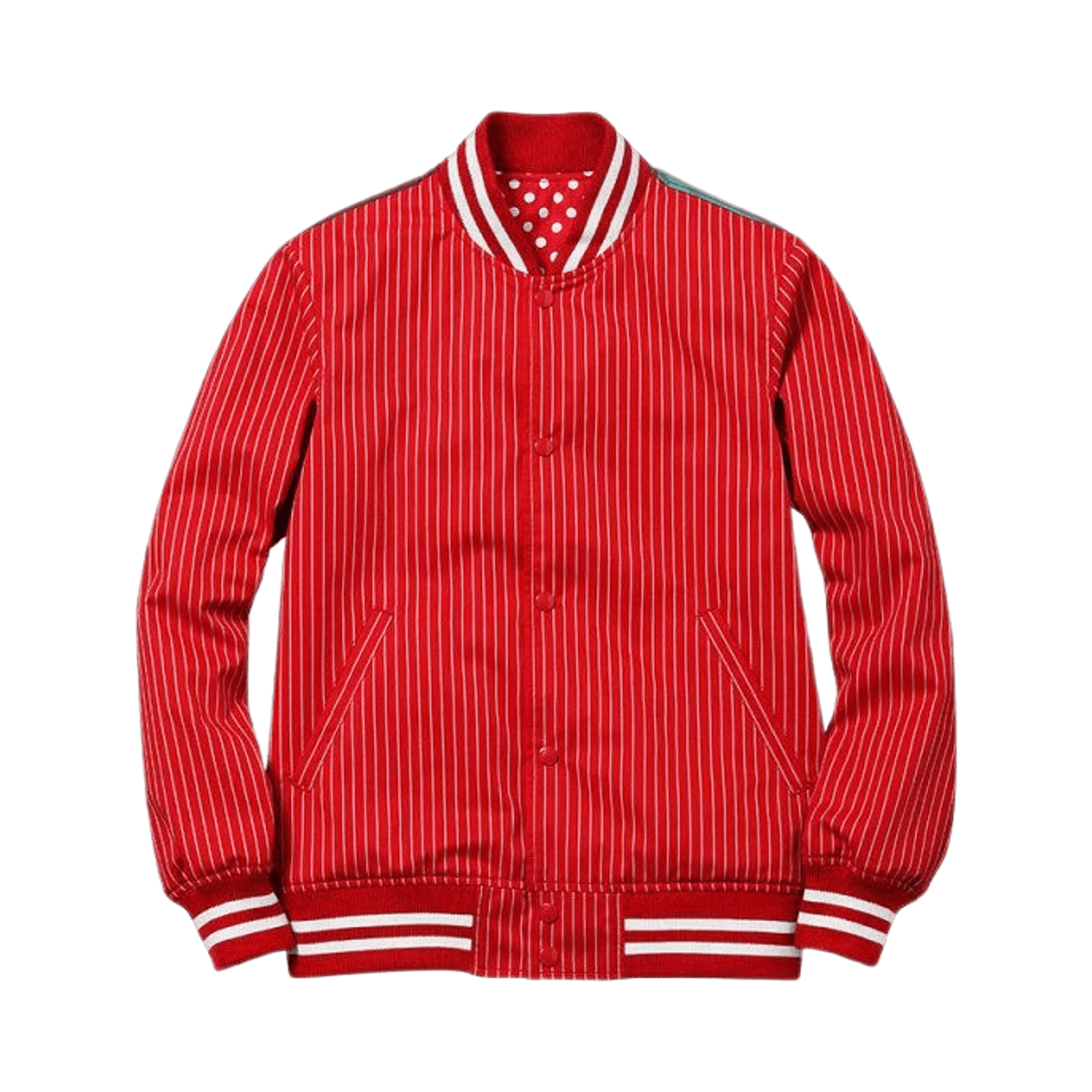 Supreme x Comme Des Garcons Reversible Varsity Jacket 'Red'
