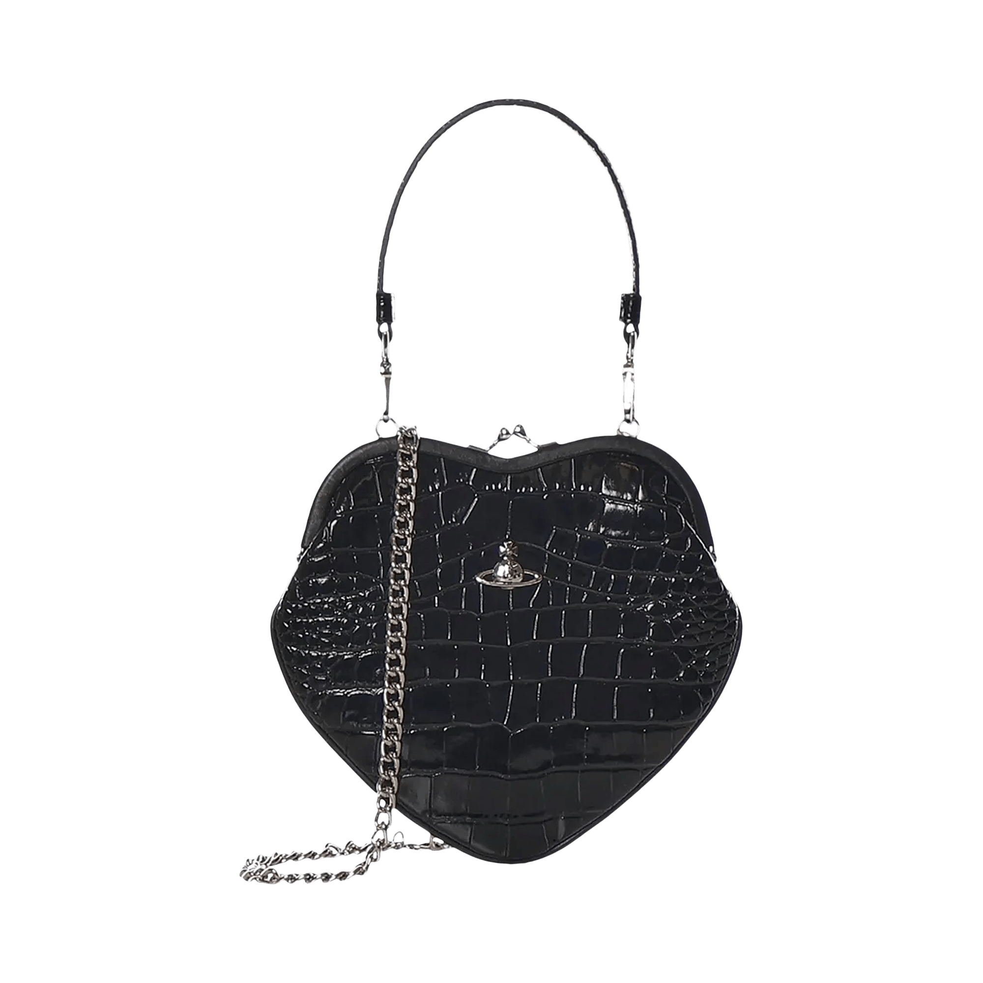 Vivienne Westwood Belle Heart Frame Purse 'Black'