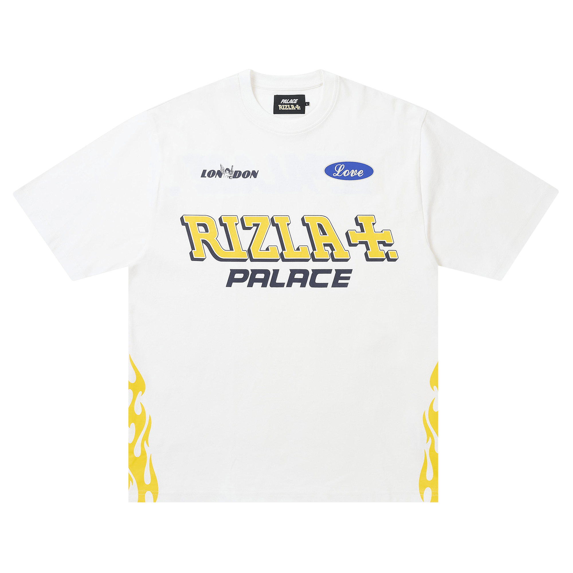 Buy Palace x Evisu Heavy Wash T-Shirt 'Off White' - P30ES243 | GOAT UK