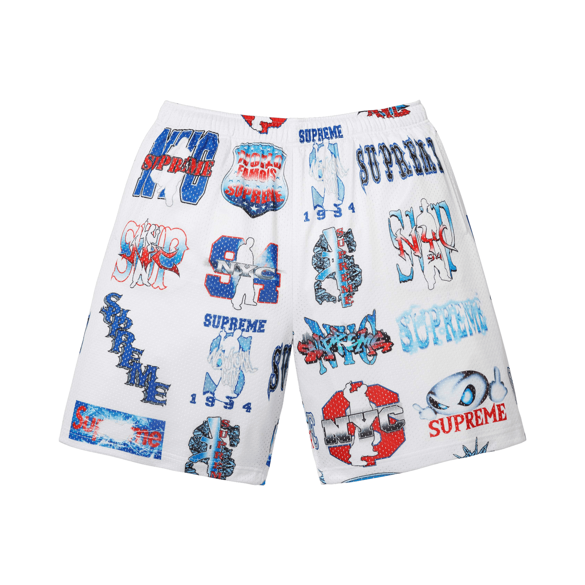 Supreme Flash Mesh Short 'White'