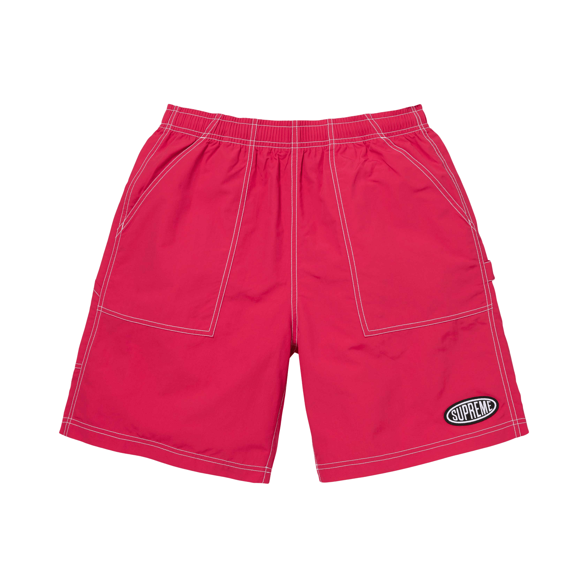 Supreme Nylon Painter Short 'Magenta'