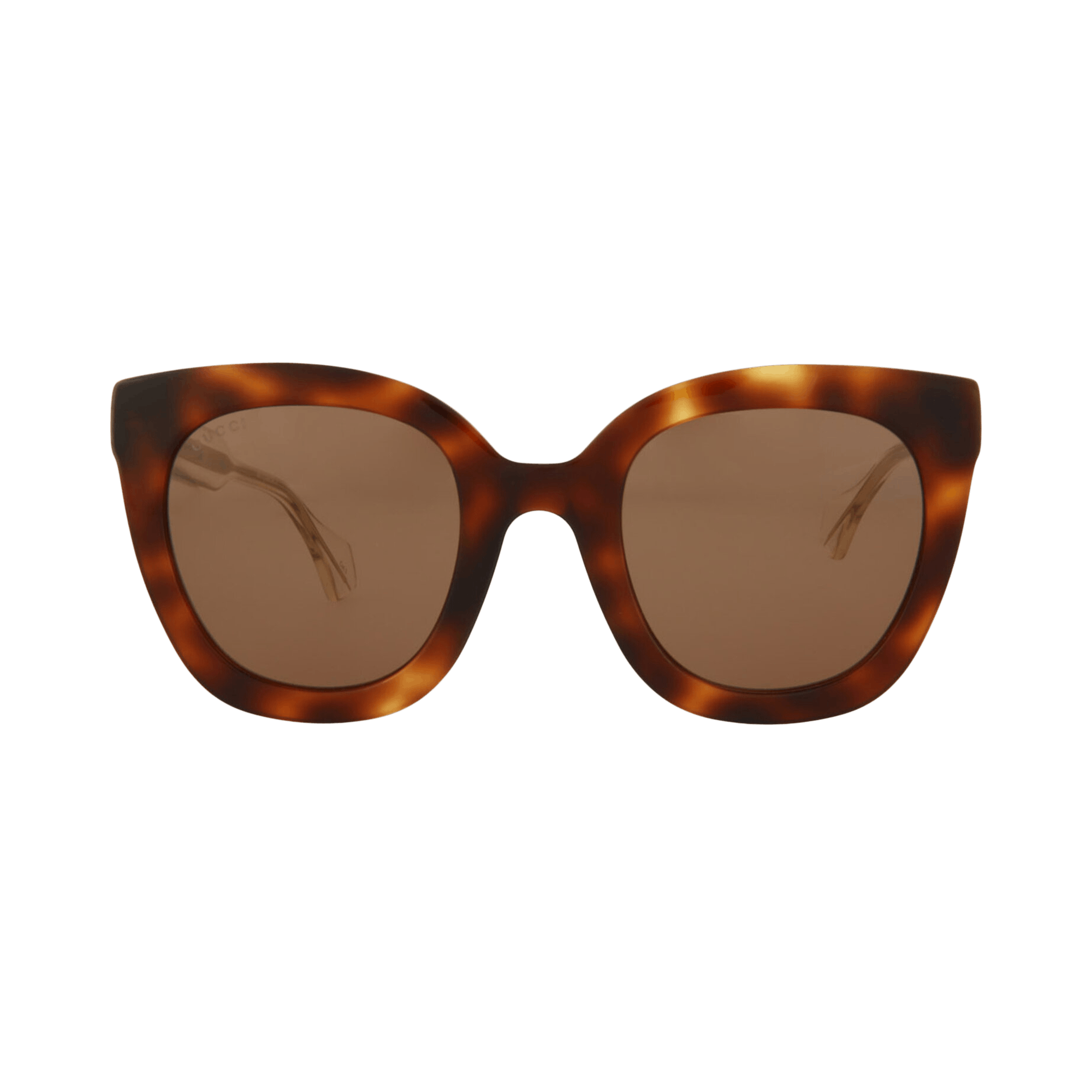 Gucci Cat Eye-Frame Acetate Sunglasses 'Havana/Crystal/Brown'