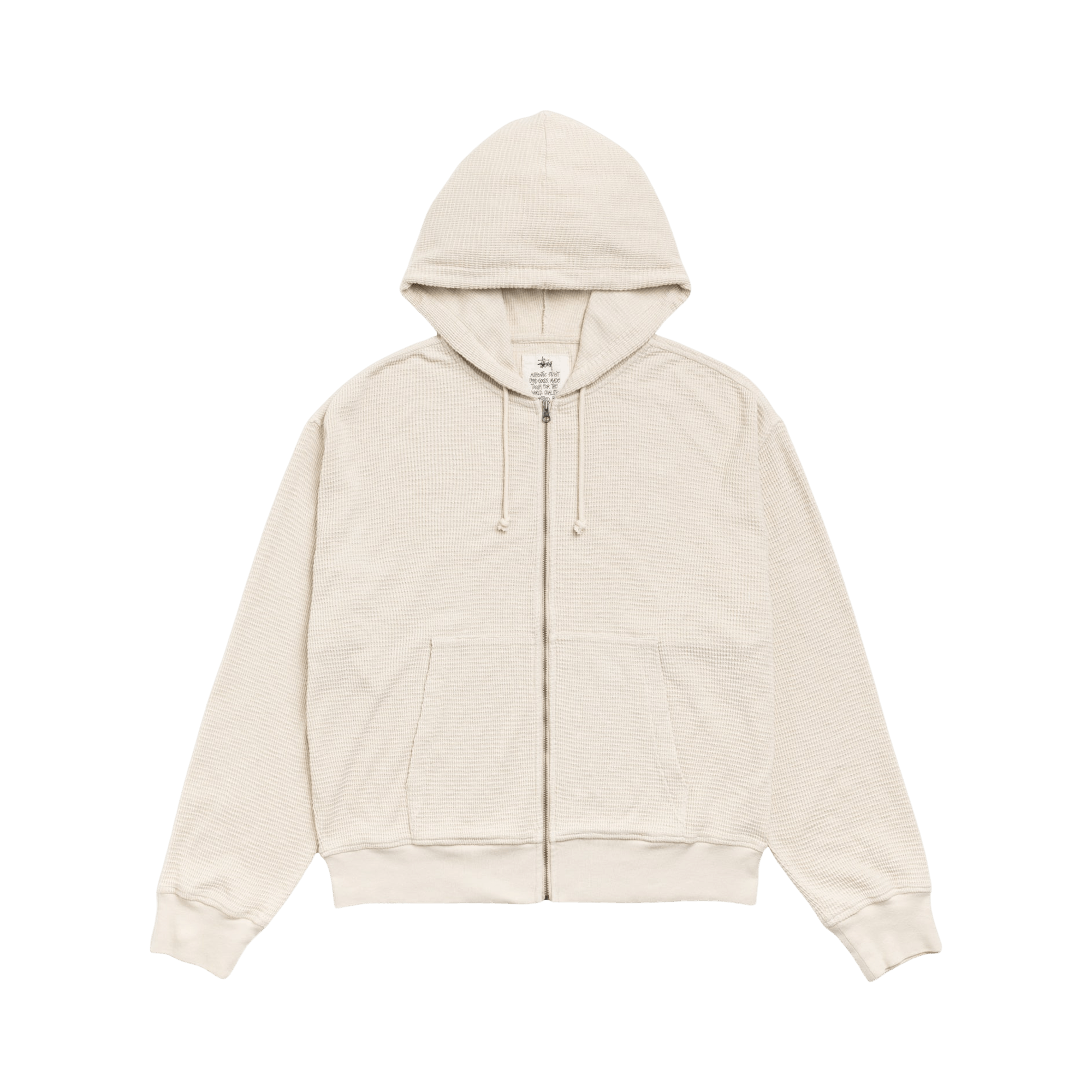 Stussy Lightweight Thermal Hoodie 'Bone'