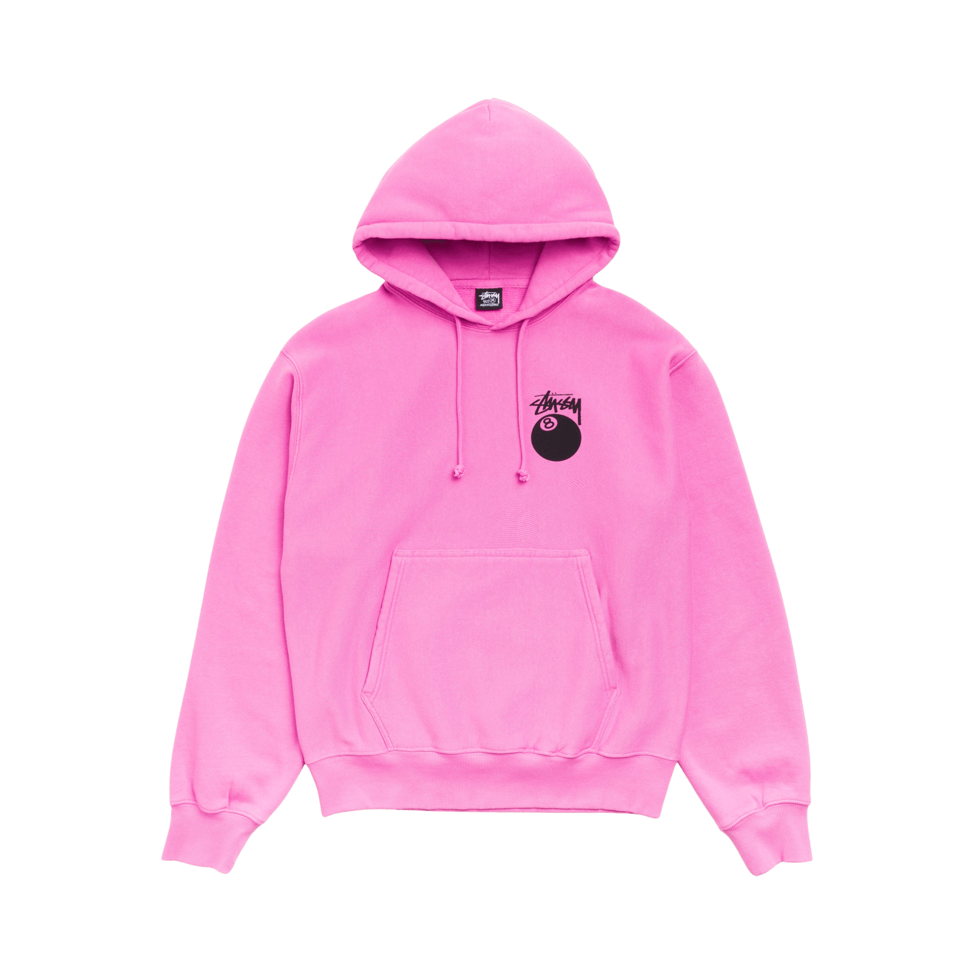 Stussy 8 Ball Hoodie Garment Dyed 'Pink'