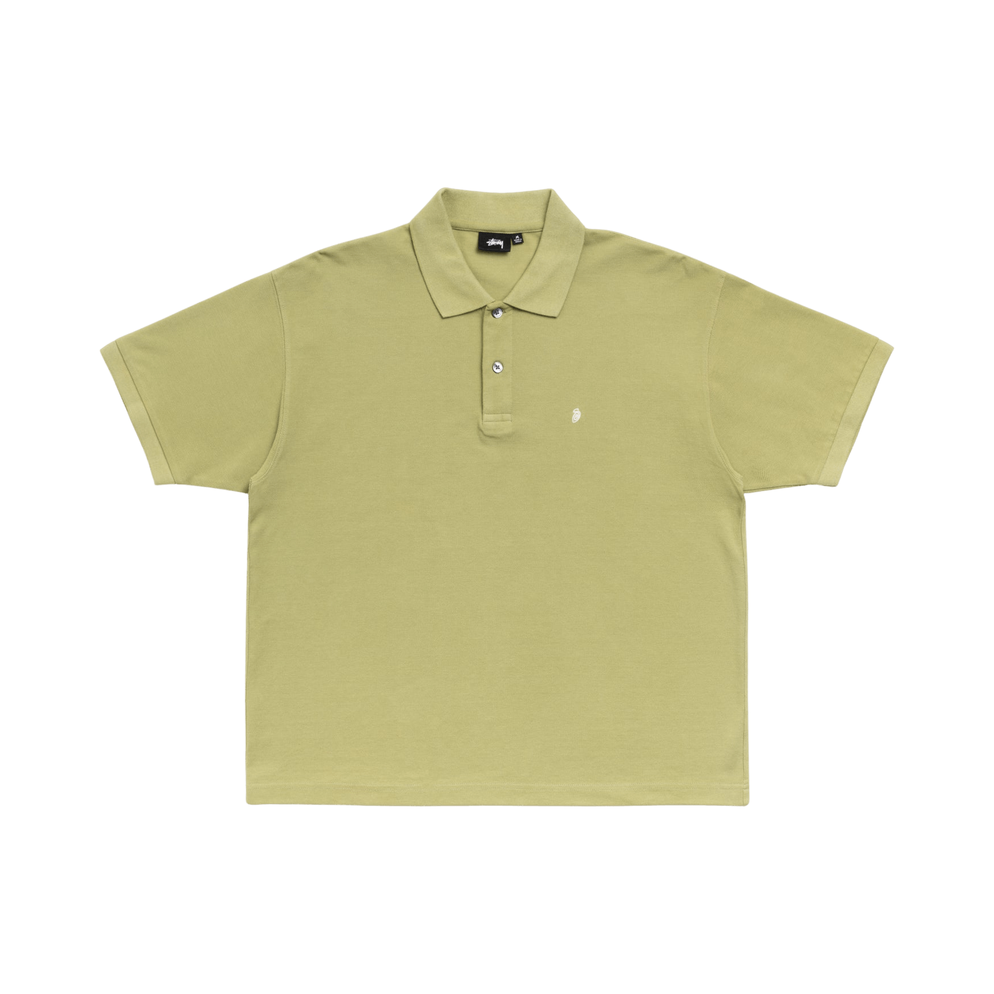 Stussy Classic Pique Polo 'Leaf'