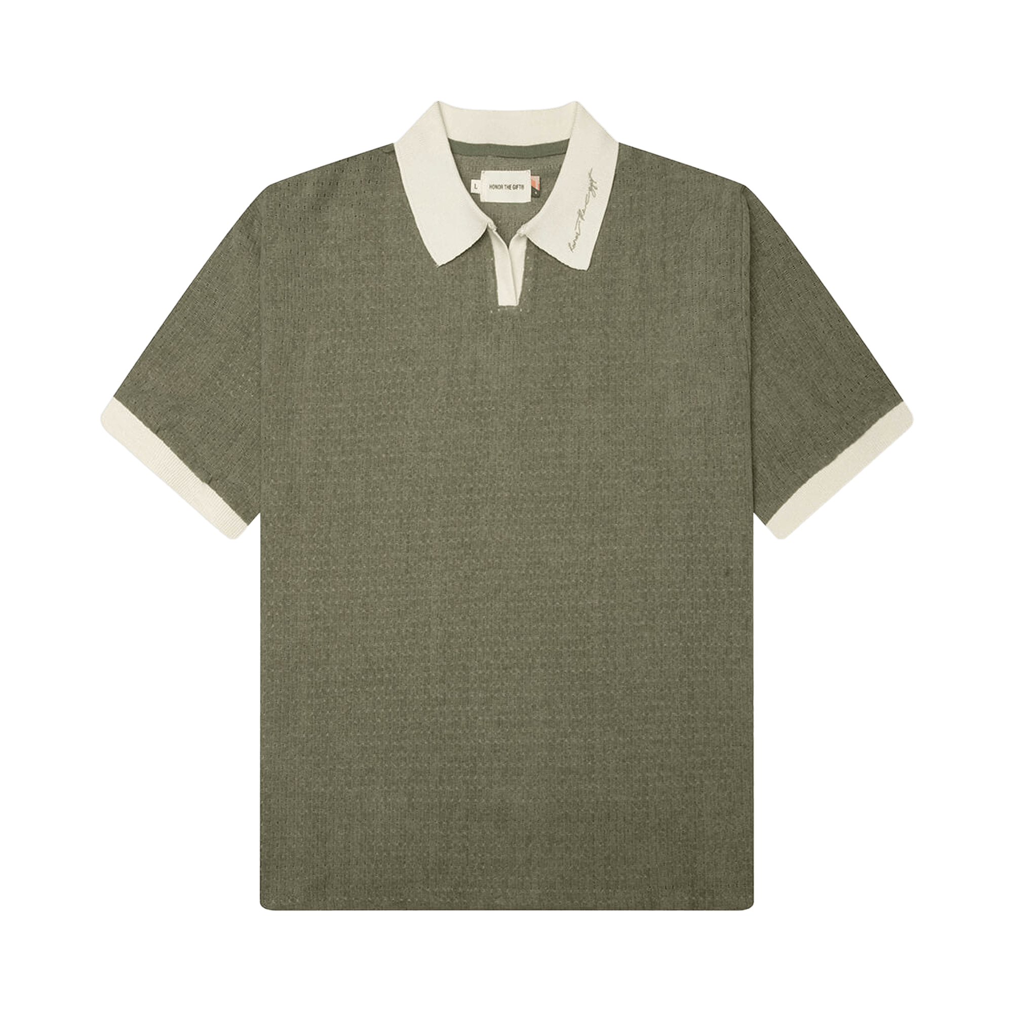 Honor The Gift Pique Colorblock Polo 'Sage'