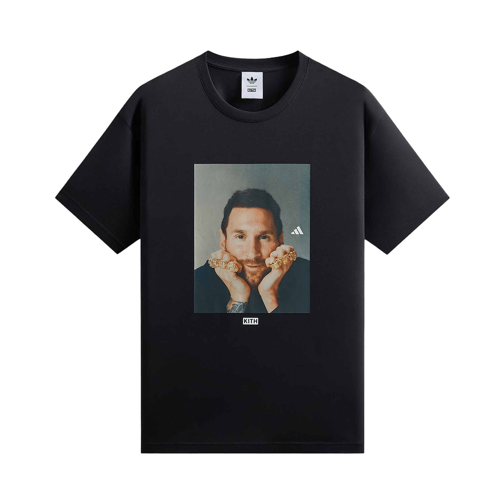 Buy Kith x Messi For Adidas Printed Jersey Shirt 'Black