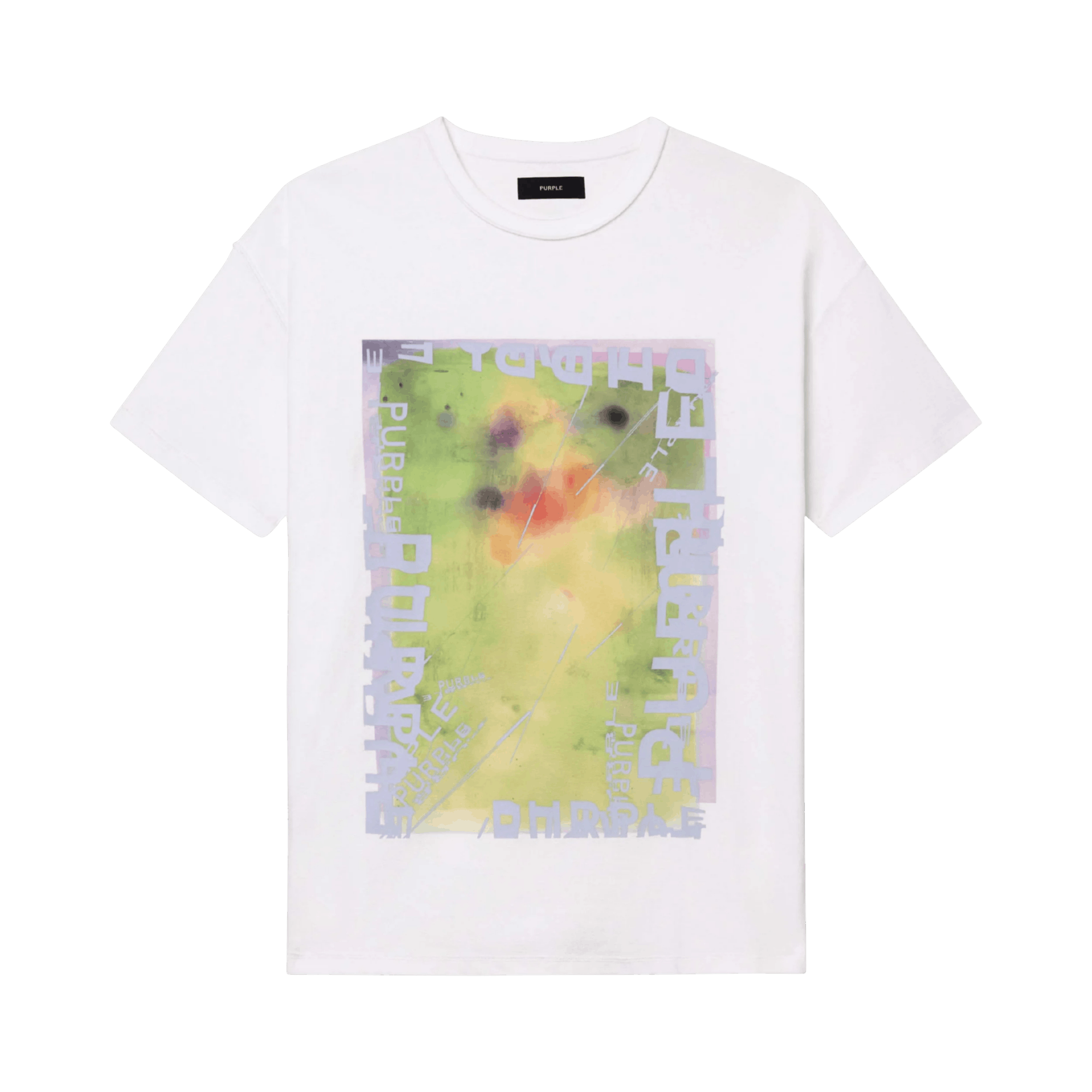 PURPLE BRAND Textured Inside Out Tee 'White'