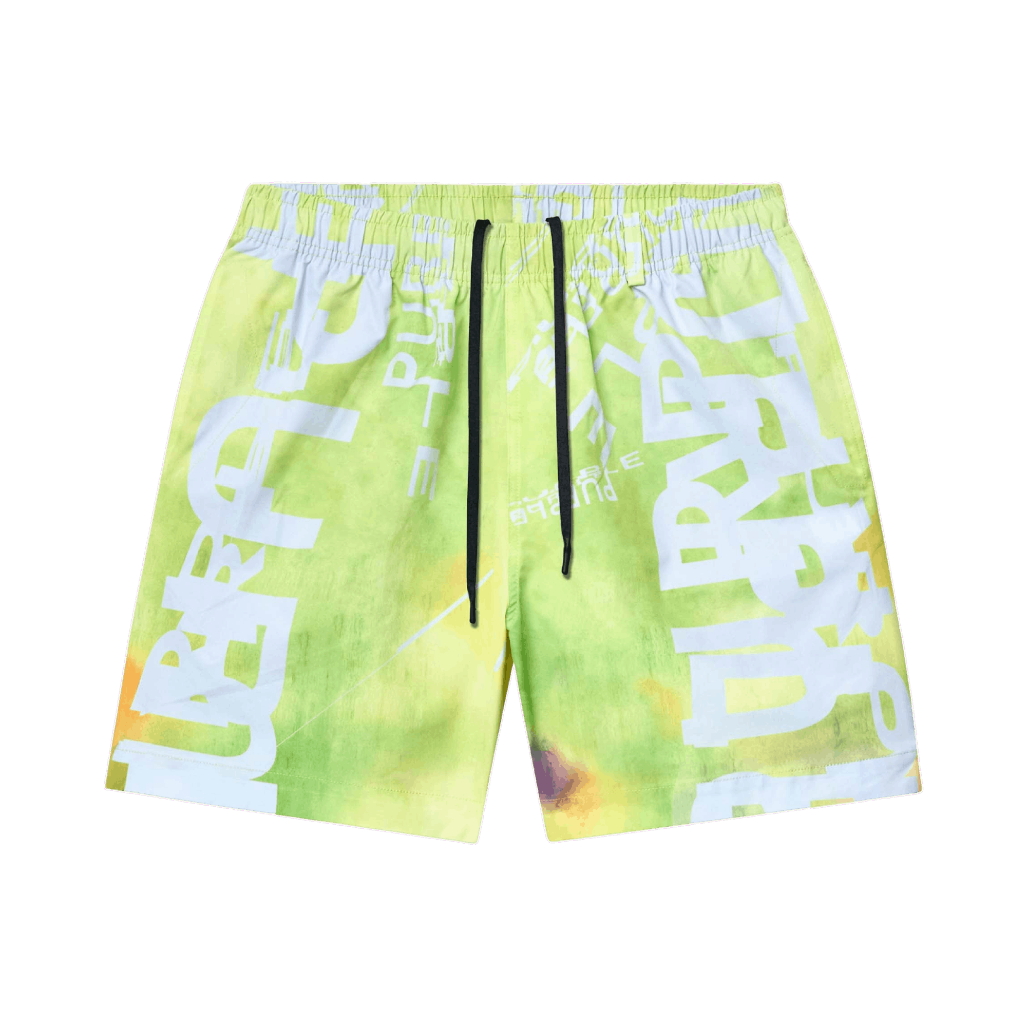 PURPLE BRAND All Round Shorts 'Green/White'