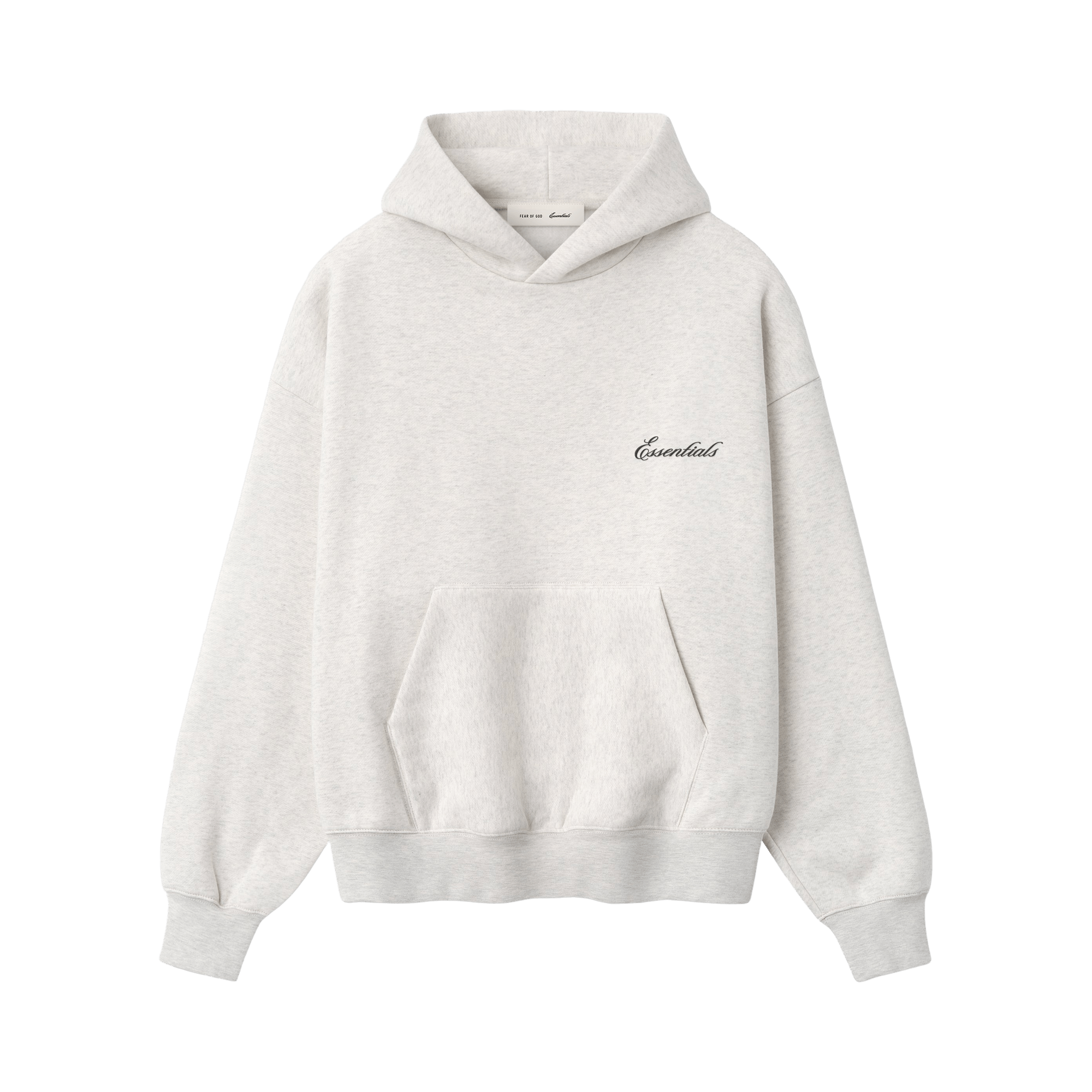 Fear of God Essentials Signature Classic Hoodie 'Oatmeal Heather'