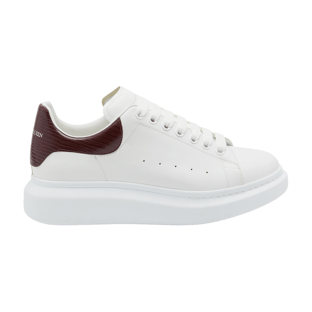Alexander McQueen Oversized Sneaker 'White Burgundy'