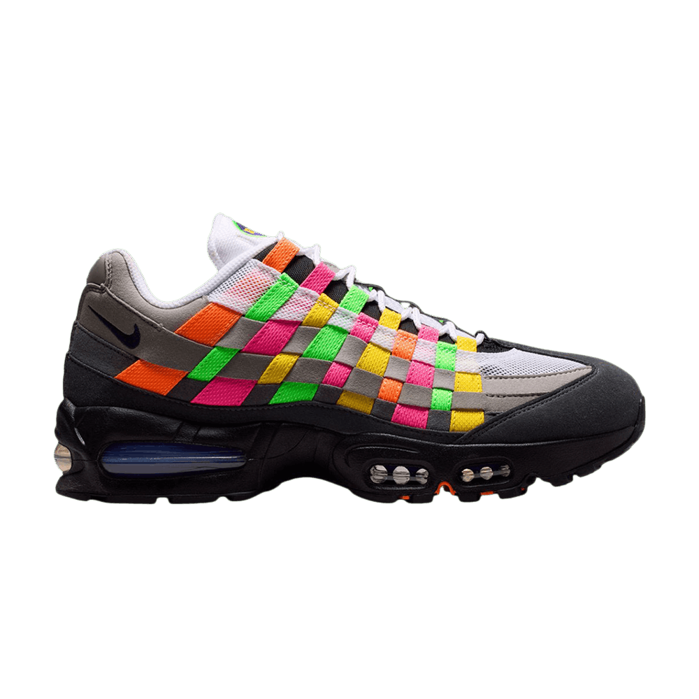 Nike Air Max 95 Big Bubble Woven White/Pearl Grey/Light Charcoal/Purple Dynasty