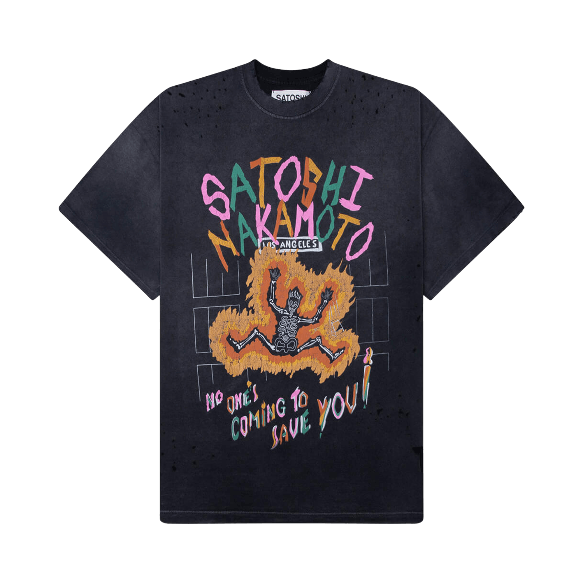 Buy Satoshi Nakamoto Why Can't We Be Friends Tee 'White
