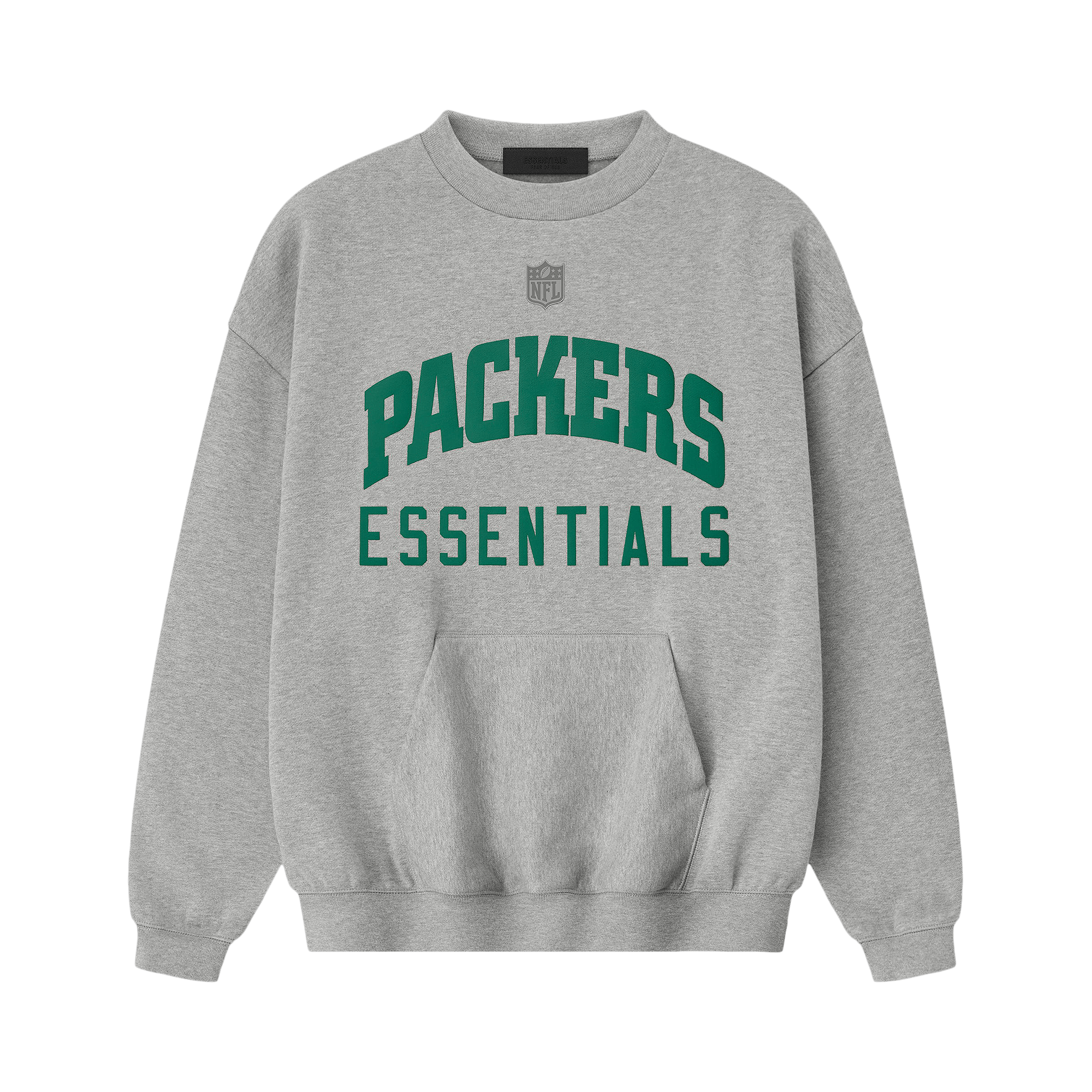 Fear of God Essentials Packers Sport Crewneck 'Concrete Heather'