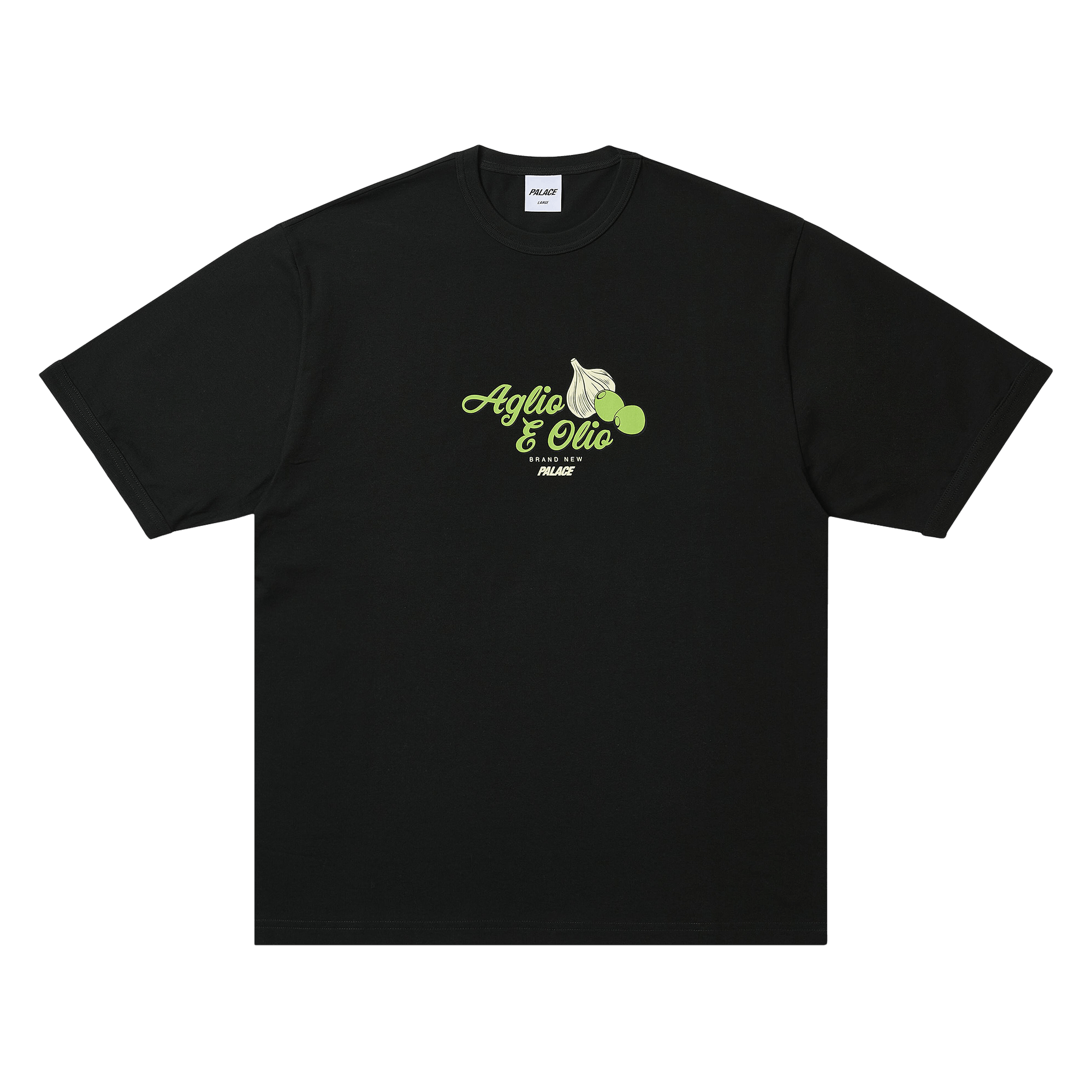 Palace Aglio E Olio Ringer T-Shirt 'Black'