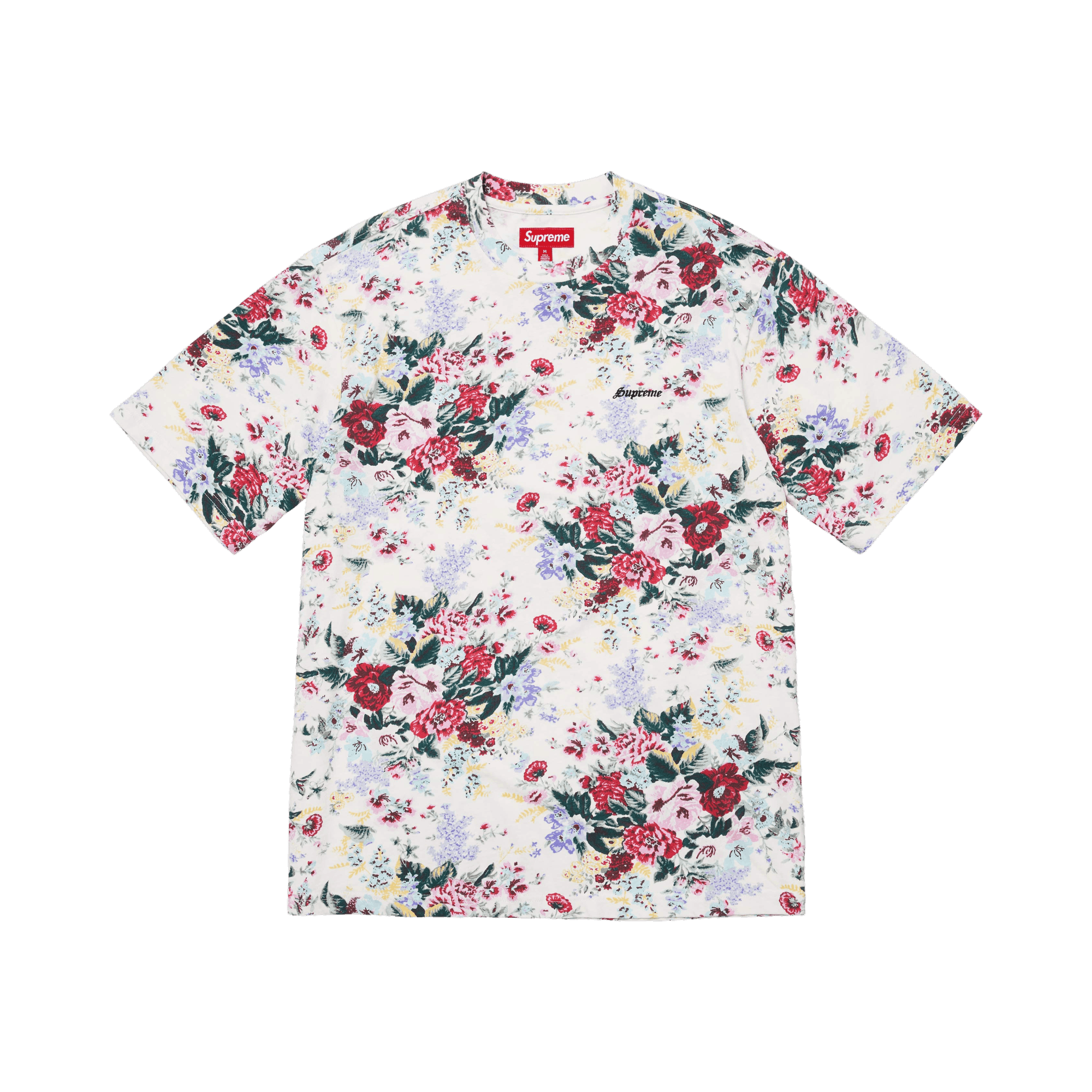 Supreme Washed Short-Sleeve Top 'Floral'