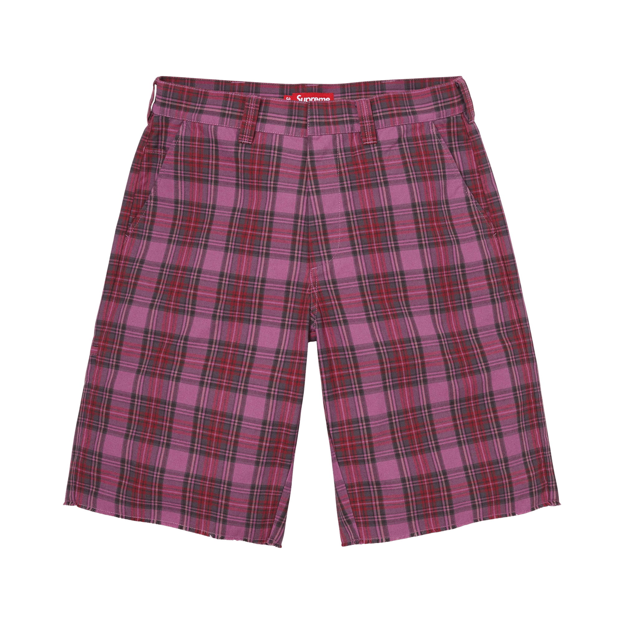 Supreme Work Short 'Purple Plaid'