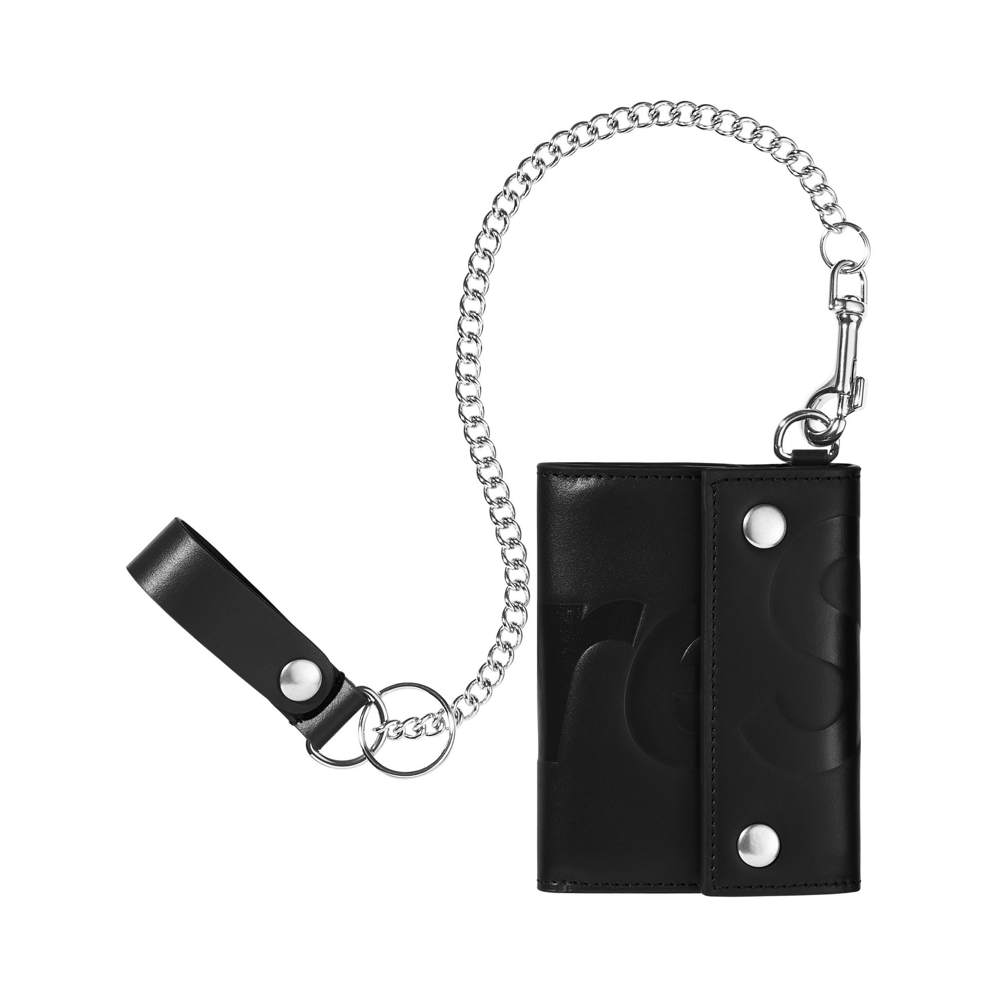 Buy Supreme Leather Zip Card Holder 'Black' - SS25B14 BLACK | GOAT