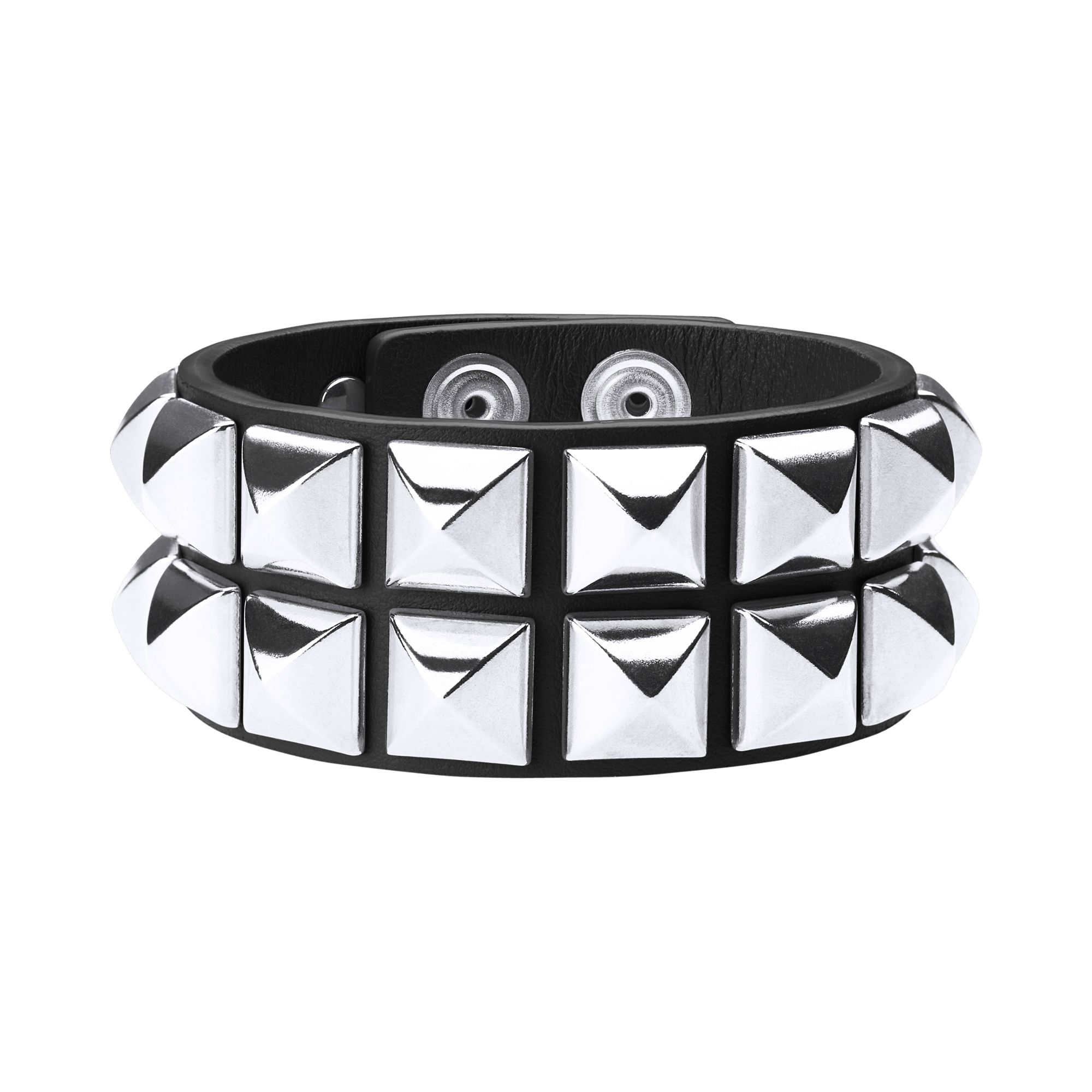 Supreme Studded Leather Bracelet 'Black'