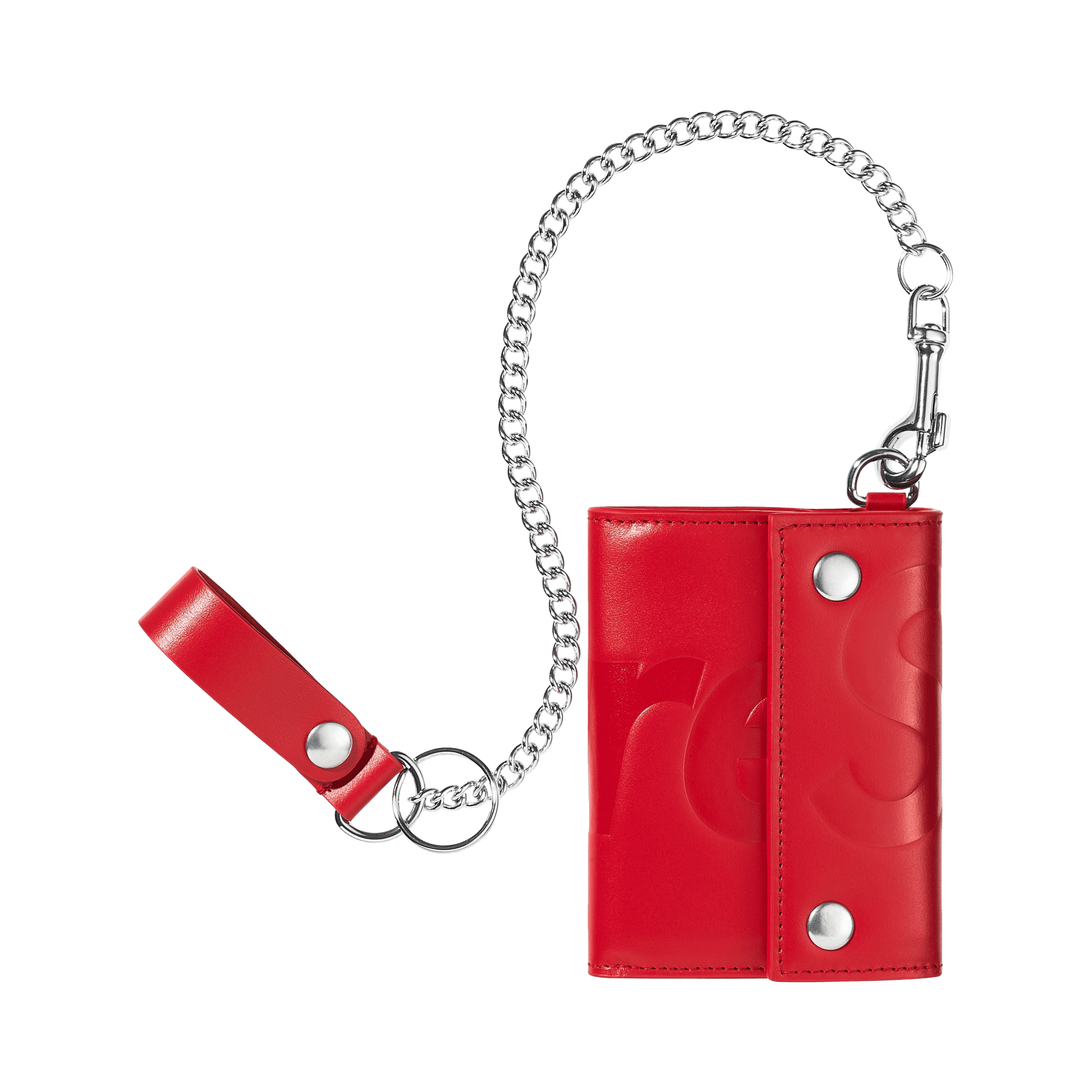 Buy Supreme Leather Chain Wallet 'Black' - FW25B13 BLACK | GOAT