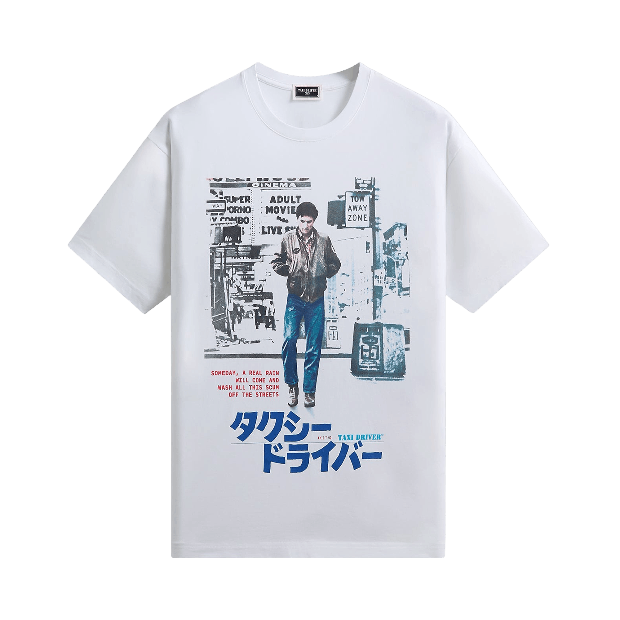 Kith For Taxi Driver Japanese Poster Standard Tee 'White'
