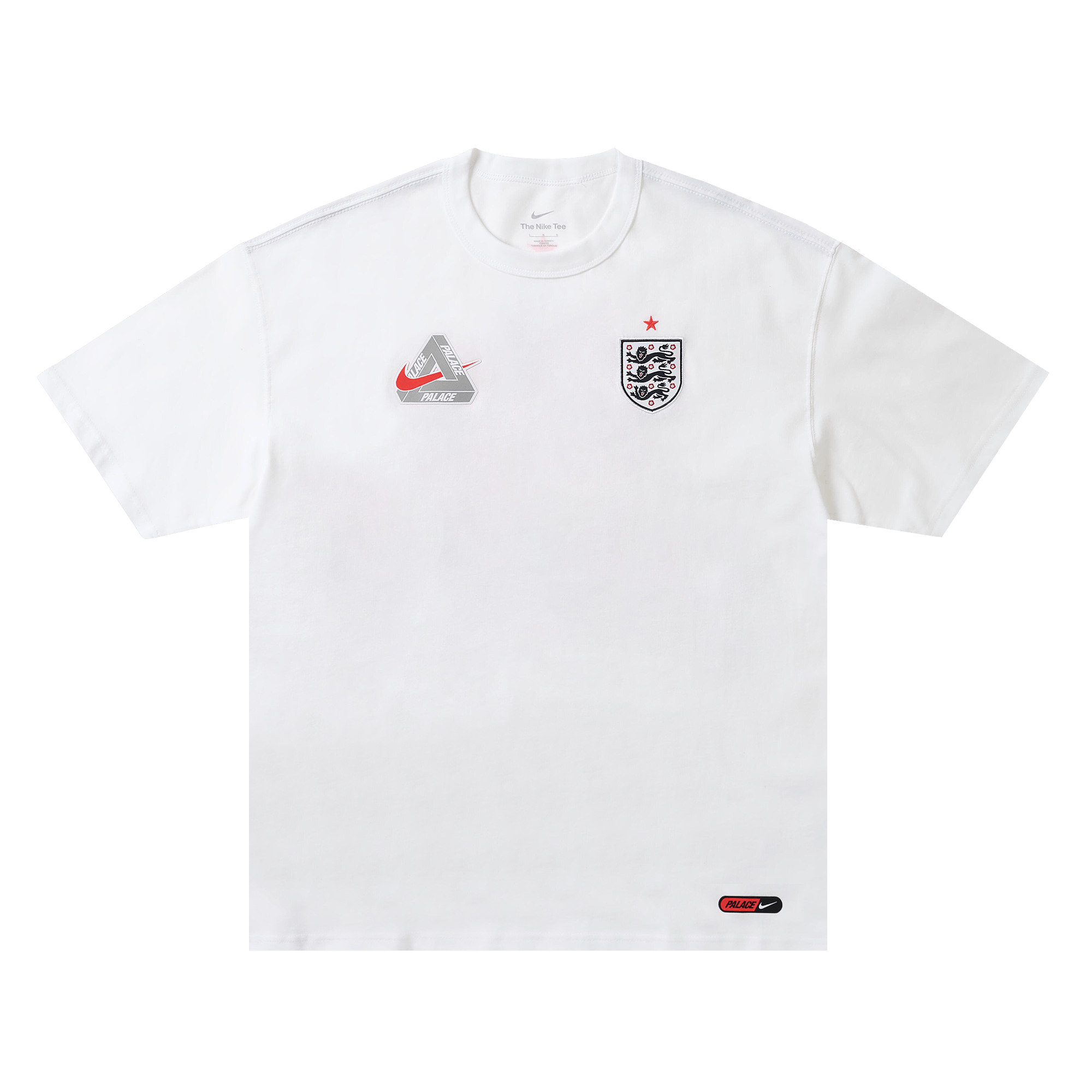 Buy Palace x Nike Font Swoosh T-Shirt 'White' - P28NTS002 | GOAT