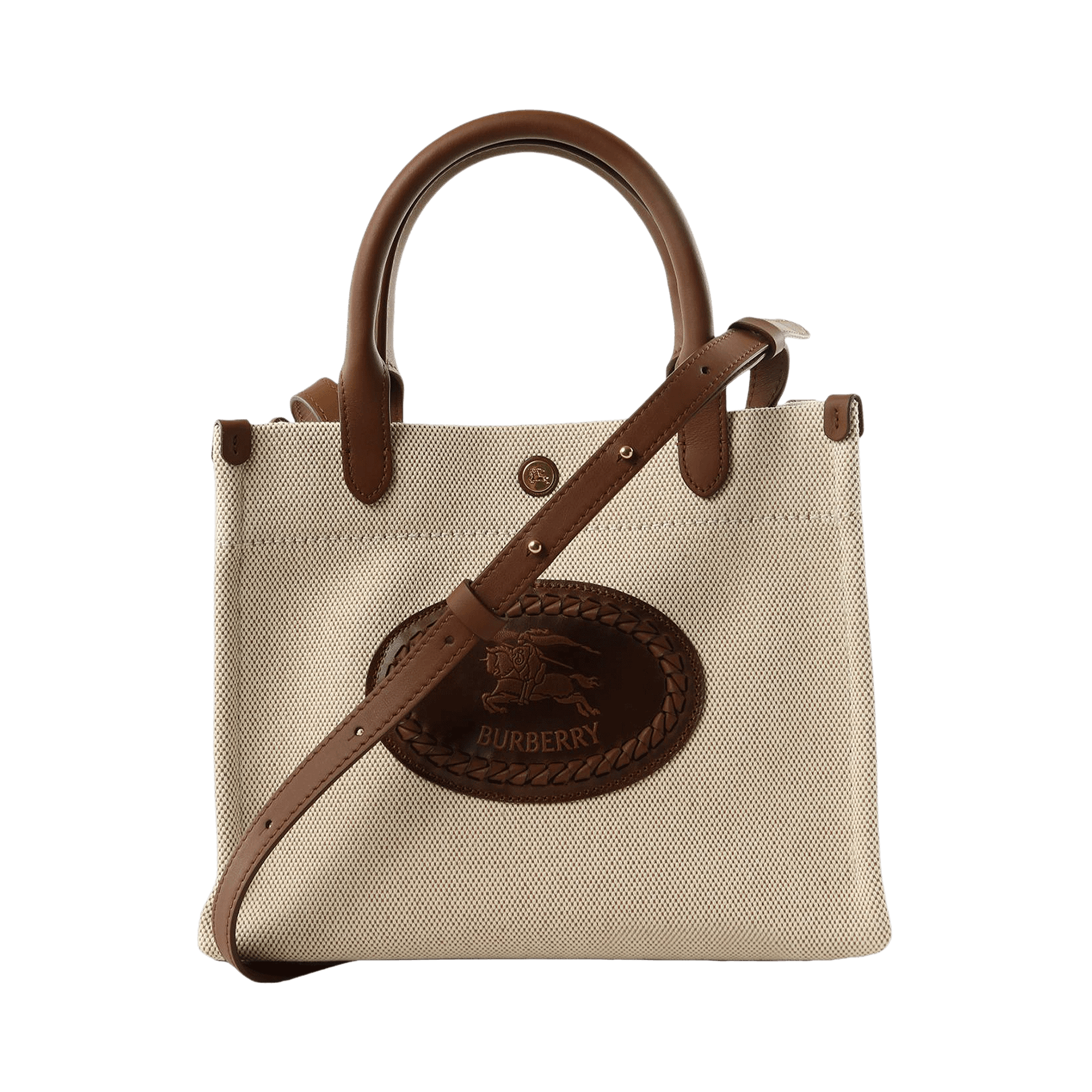 Burberry Canvas LI6 Tote Bag 'Natural'