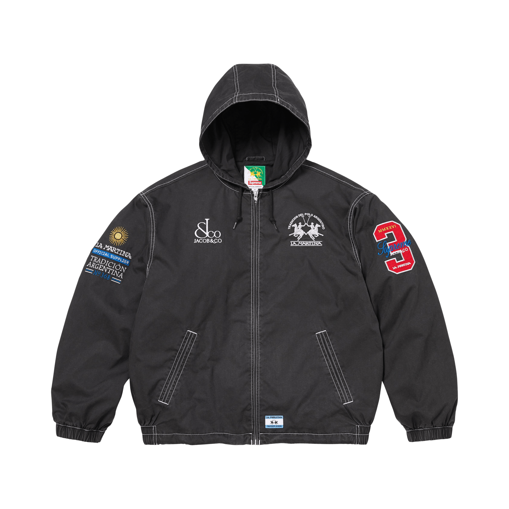 Buy Stussy 40th Anniversary Varsity Jacket 'Black' - 315167 BLAC