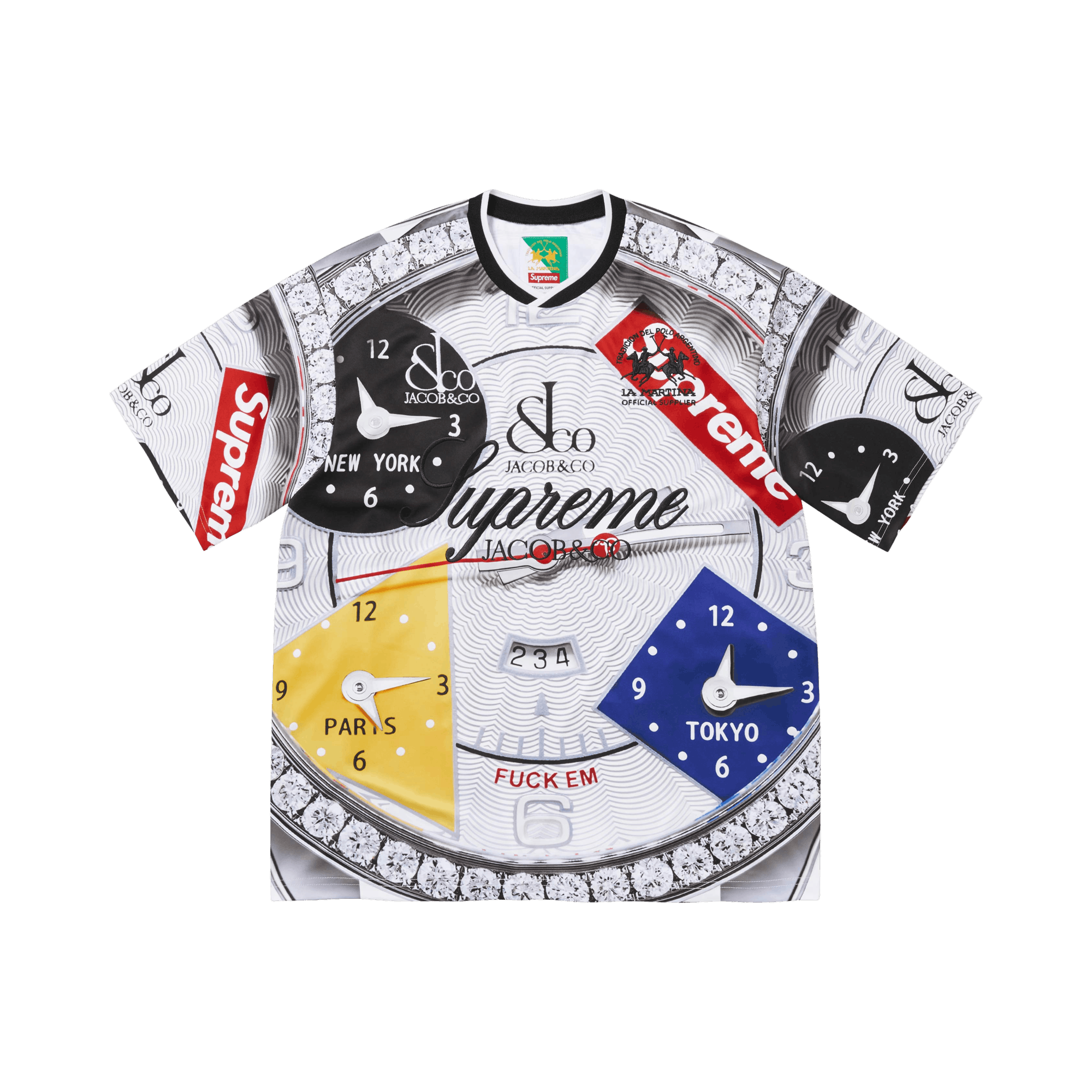 Supreme x La Martina x Jacob & Co Jersey 'White'