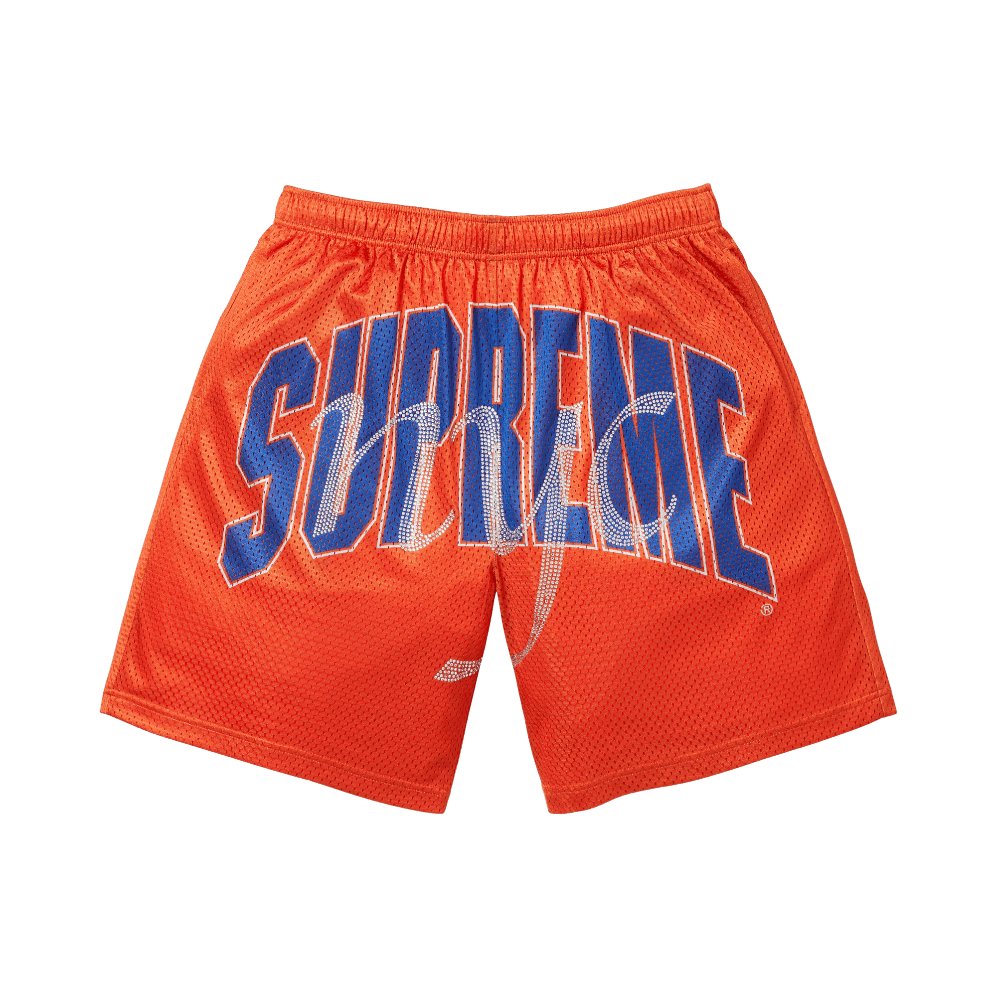 Supreme Rhinestone Mesh Short 'Orange'