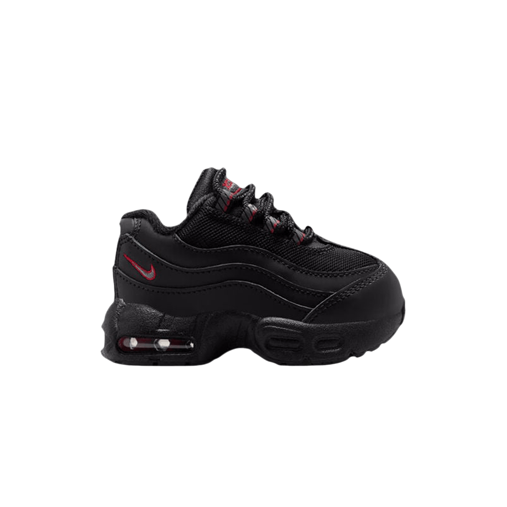 Nike Air Max 95 Toddler 'Black Smoke Grey University Red'
