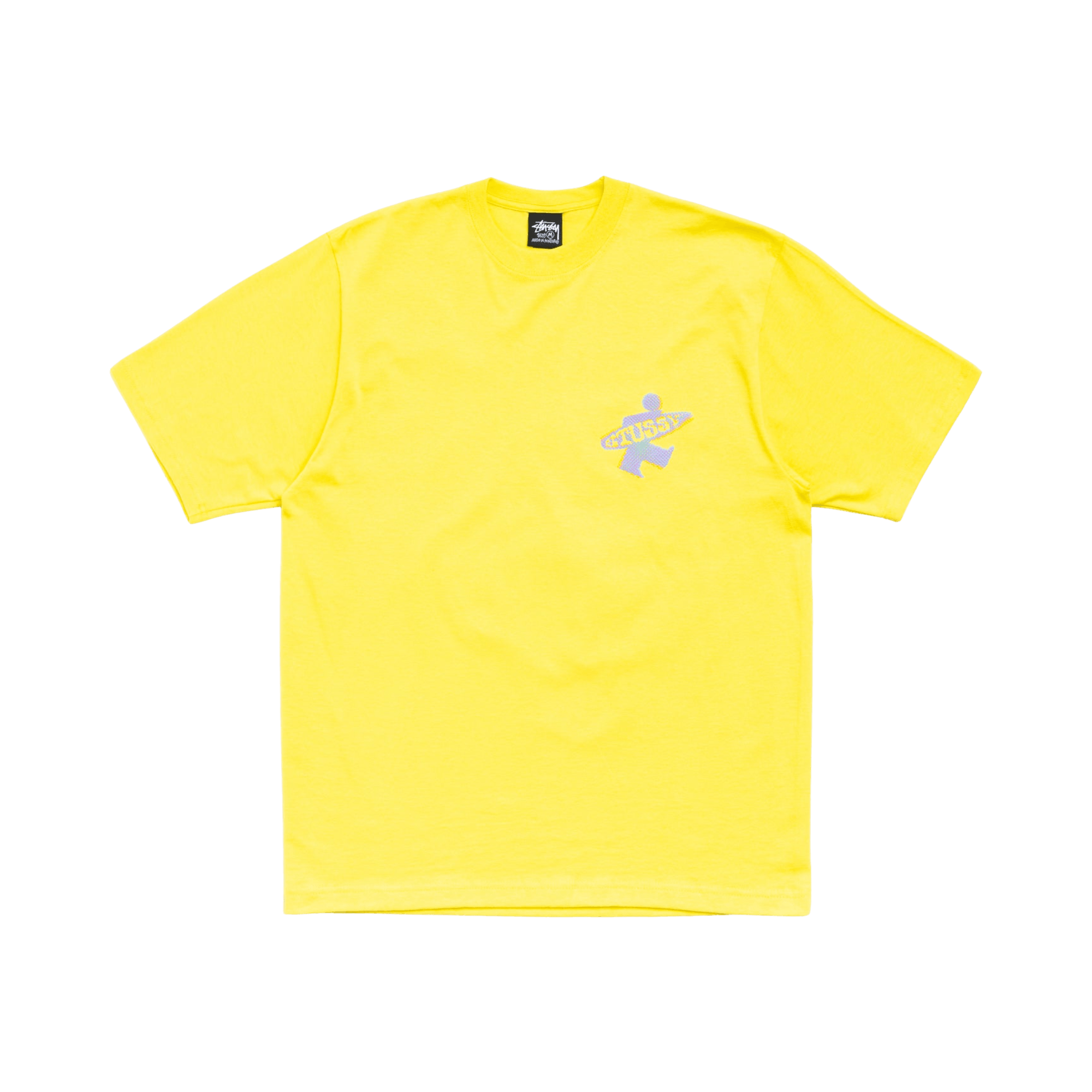 Stussy Dot Surf Puff Print Tee 'Lemon'
