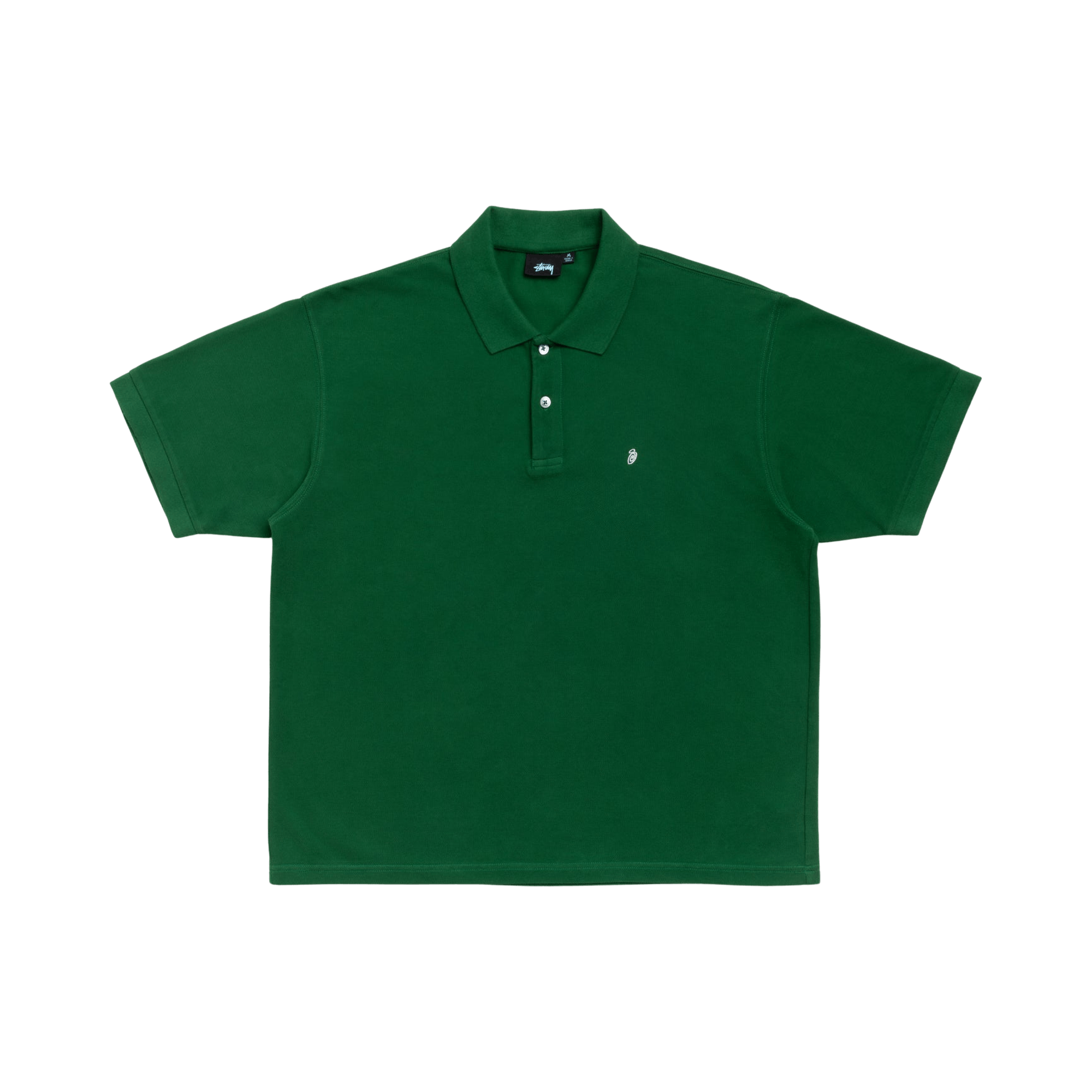 Stussy Classic Pique Polo 'Pine'