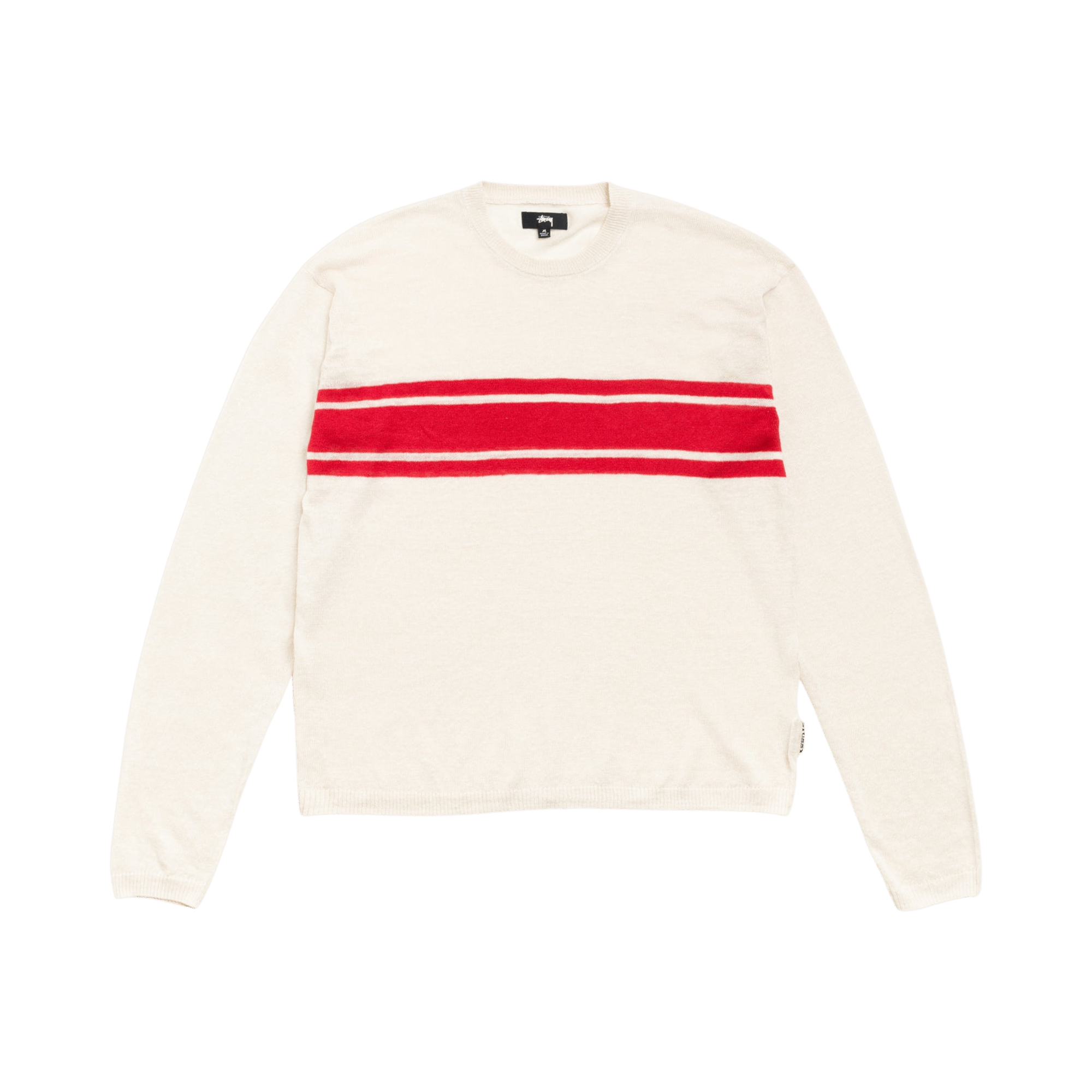Stussy Lightweight Striped Sweater 'Bone'