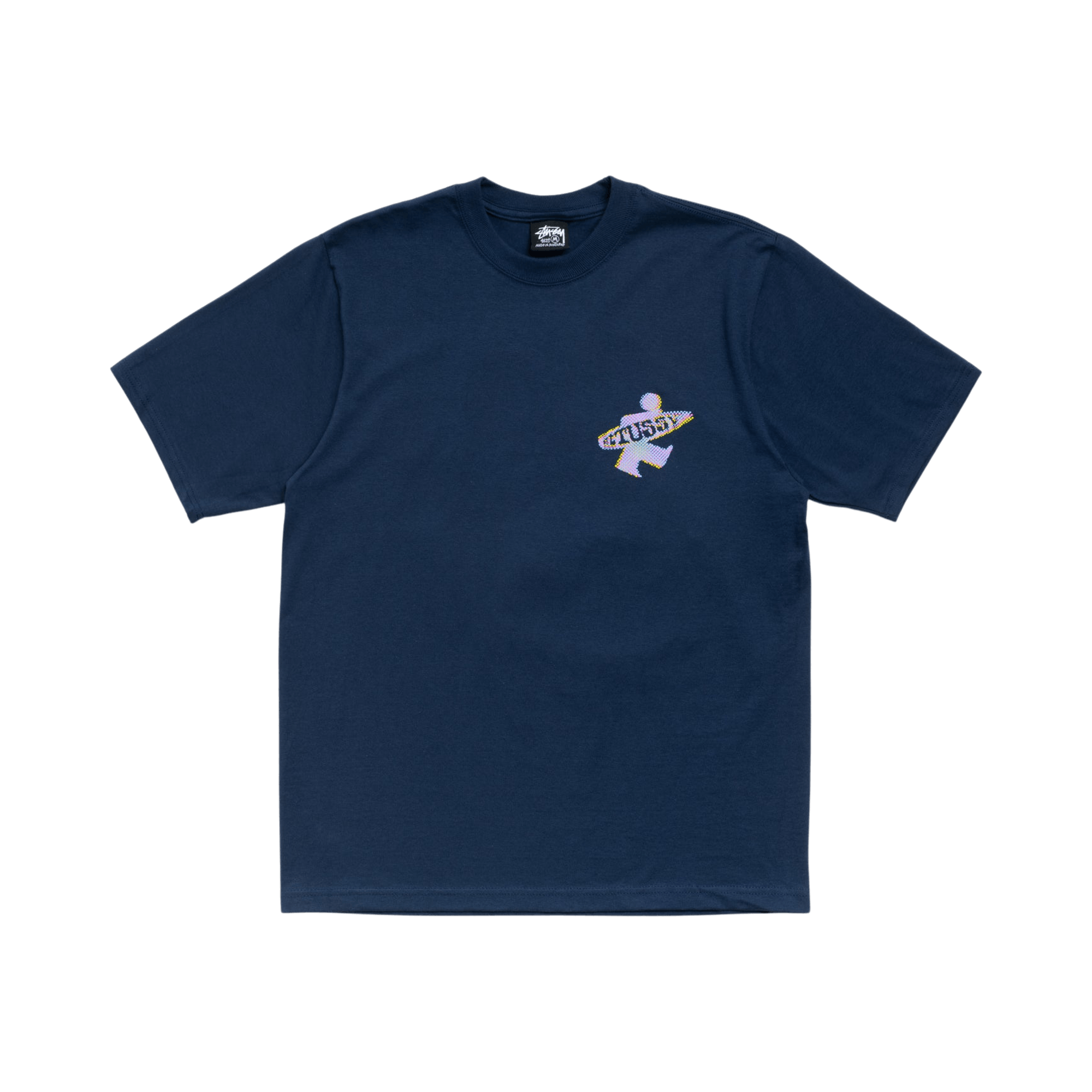 Stussy Dot Surf Puff Print Tee 'Navy'
