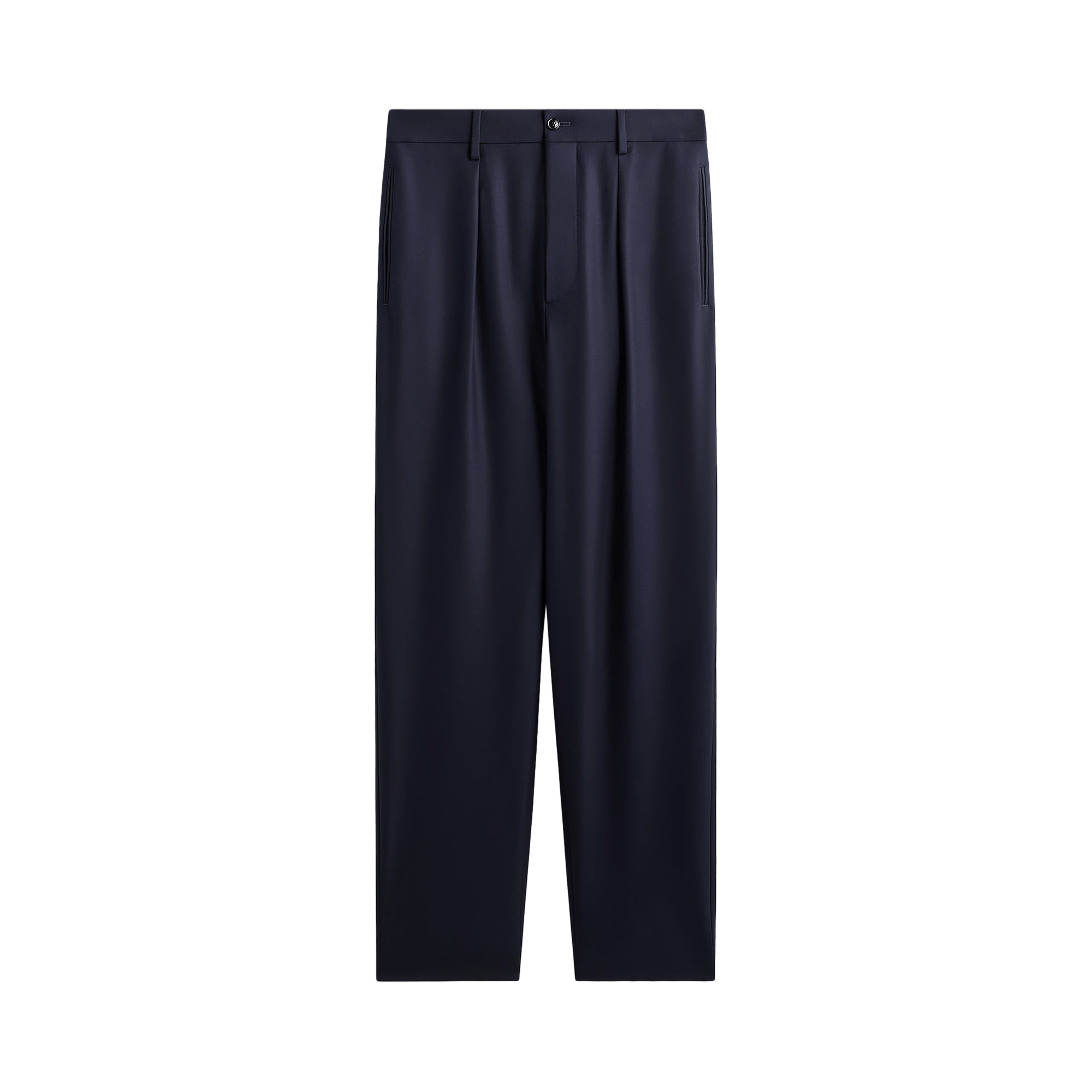 Kith &Kin x Giorgio Armani Flat Front Trouser 'Blue / Navy'
