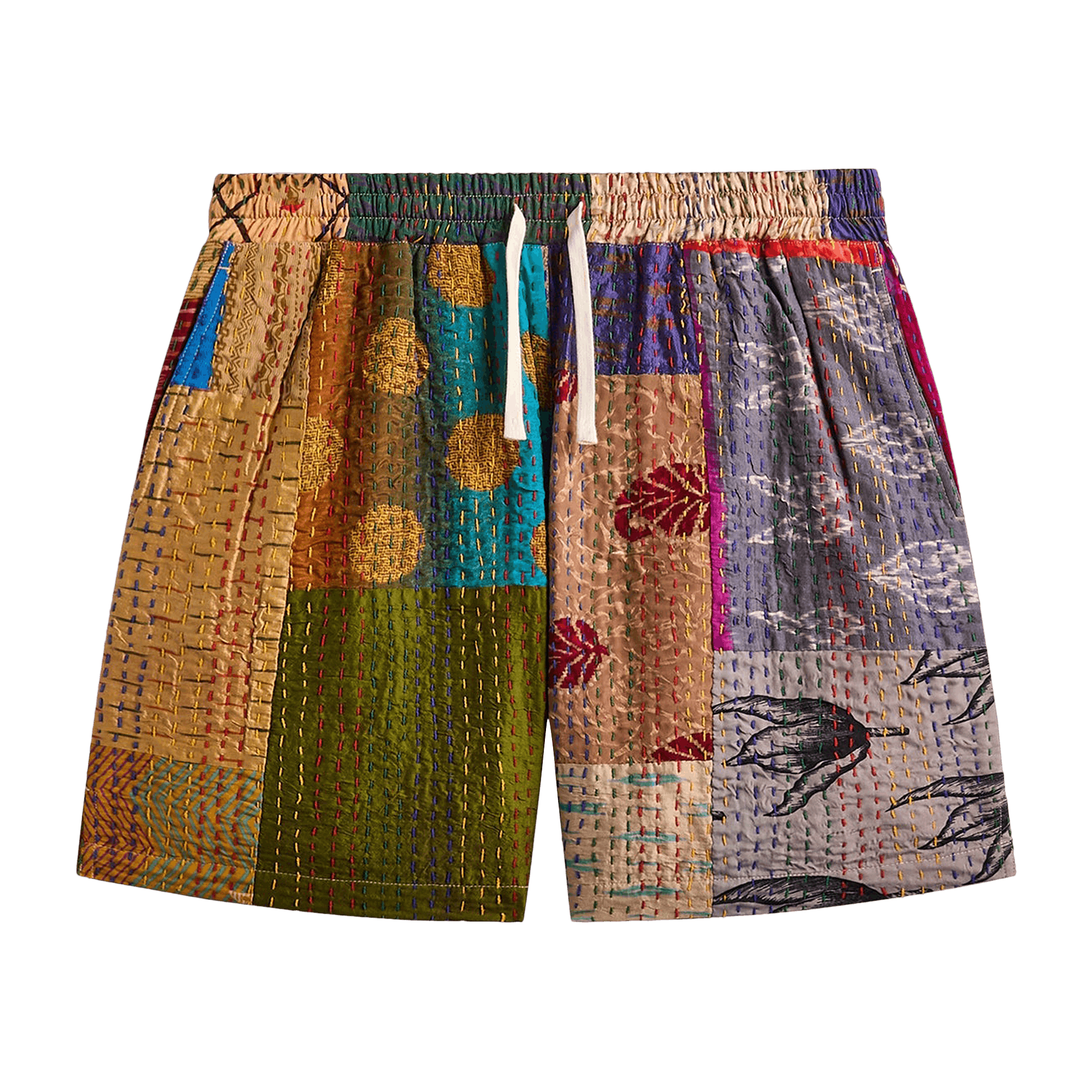 Kith &Kin Tal Patchwork Short 'Gold/Multicolor'