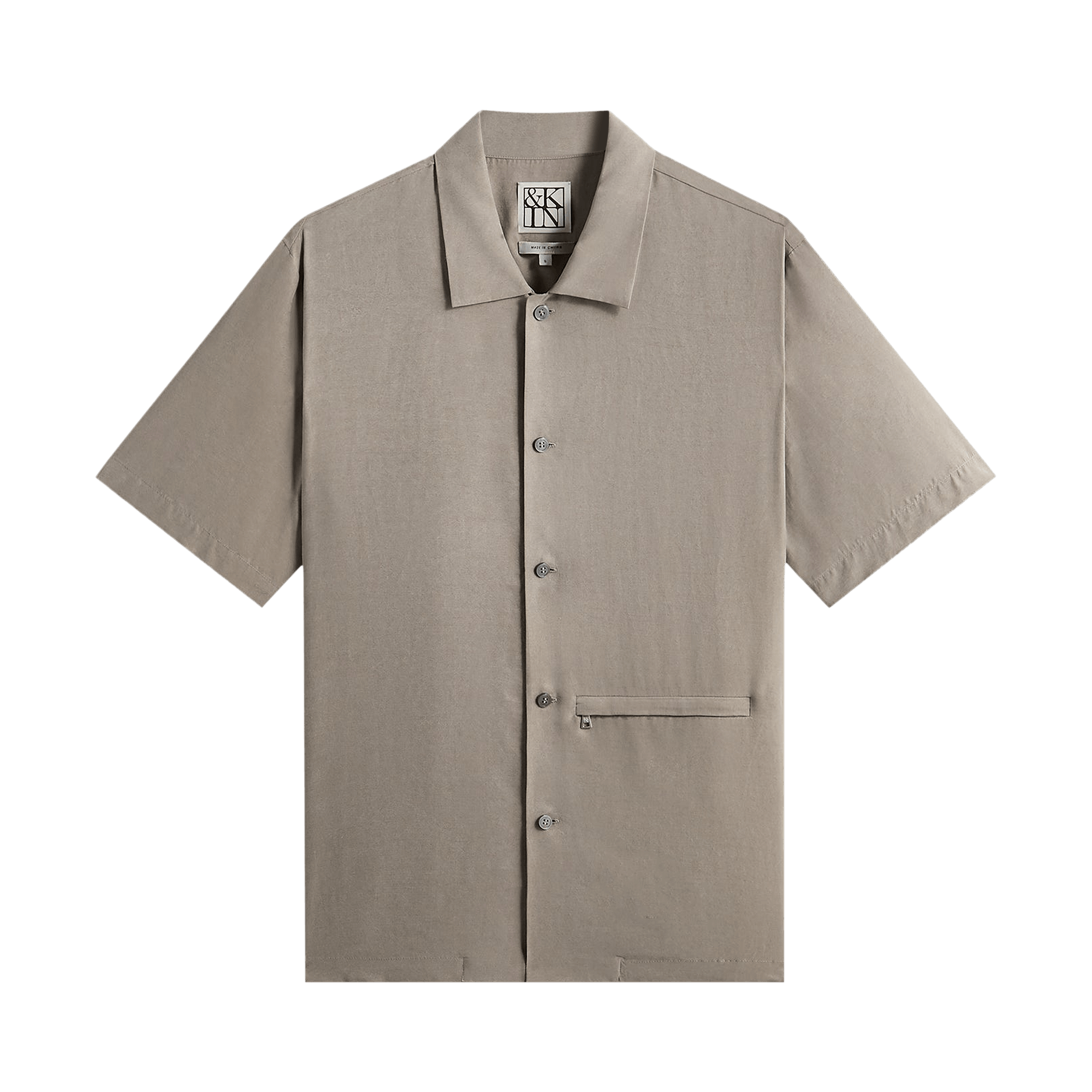 Kith &Kin Cupro Linen Davenport Buttondown Shirt 'Astro'