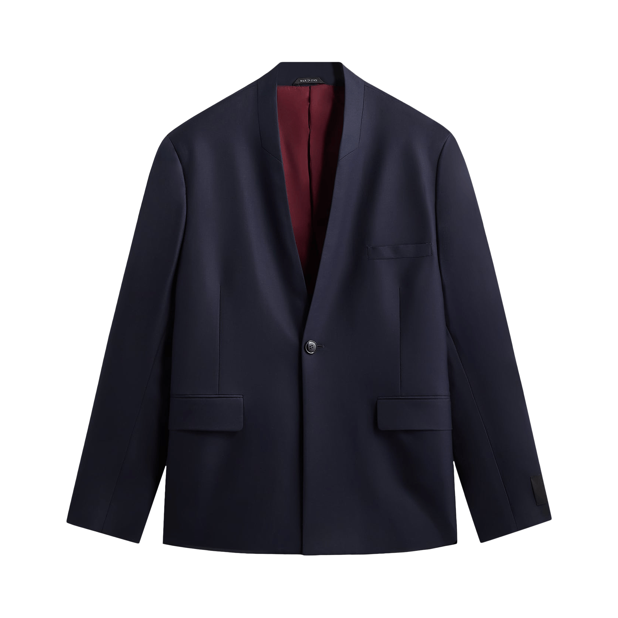 Kith &Kin x Giorgio Armani Cropped Collarless Jacket 'Blue/Navy'
