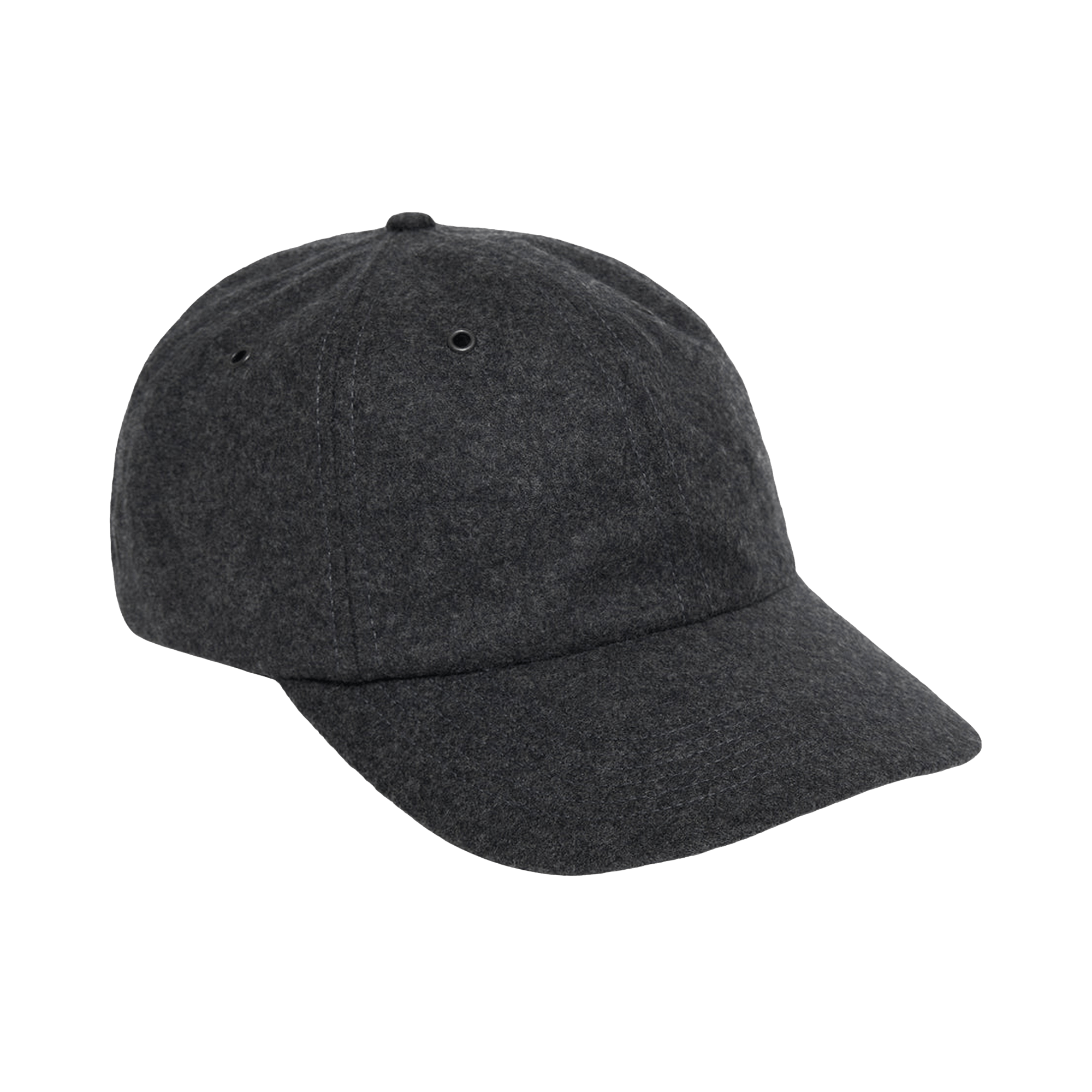 Noah Wool Flannel 6-Panel 'Charcoal'