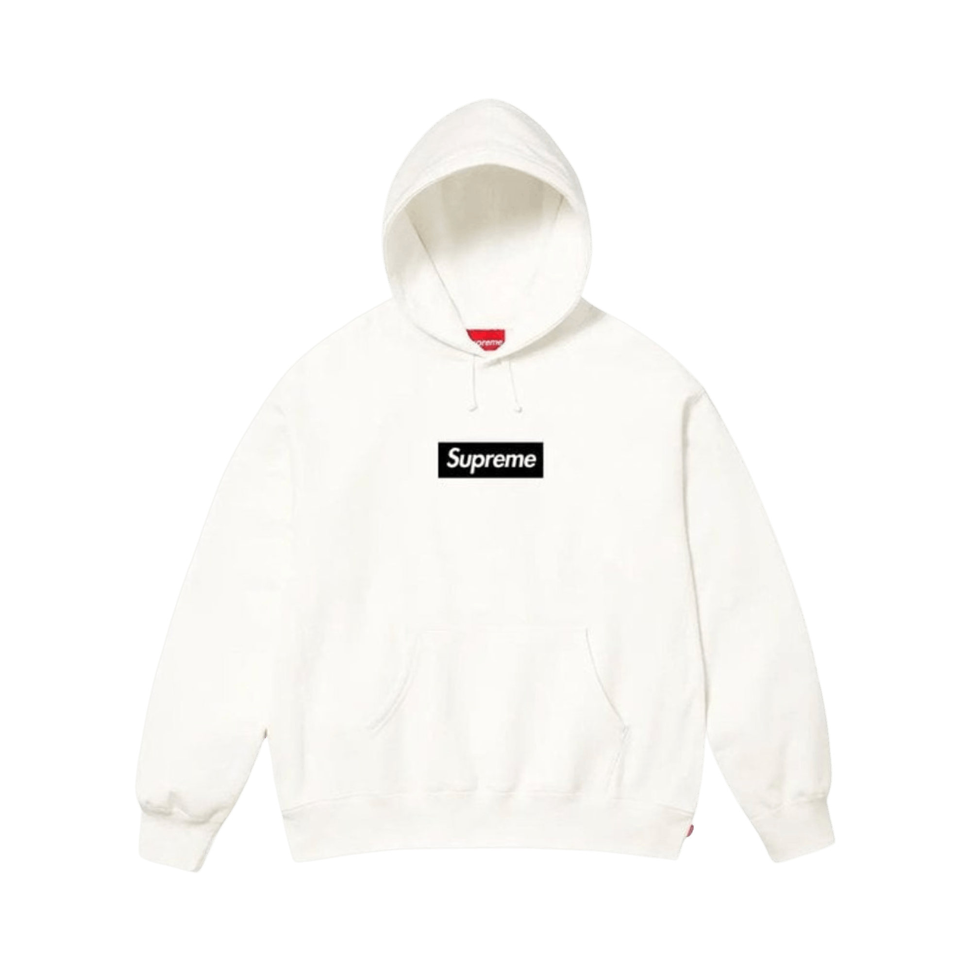 Supreme Paris Box Logo Hooded Sweatshirt 'White'