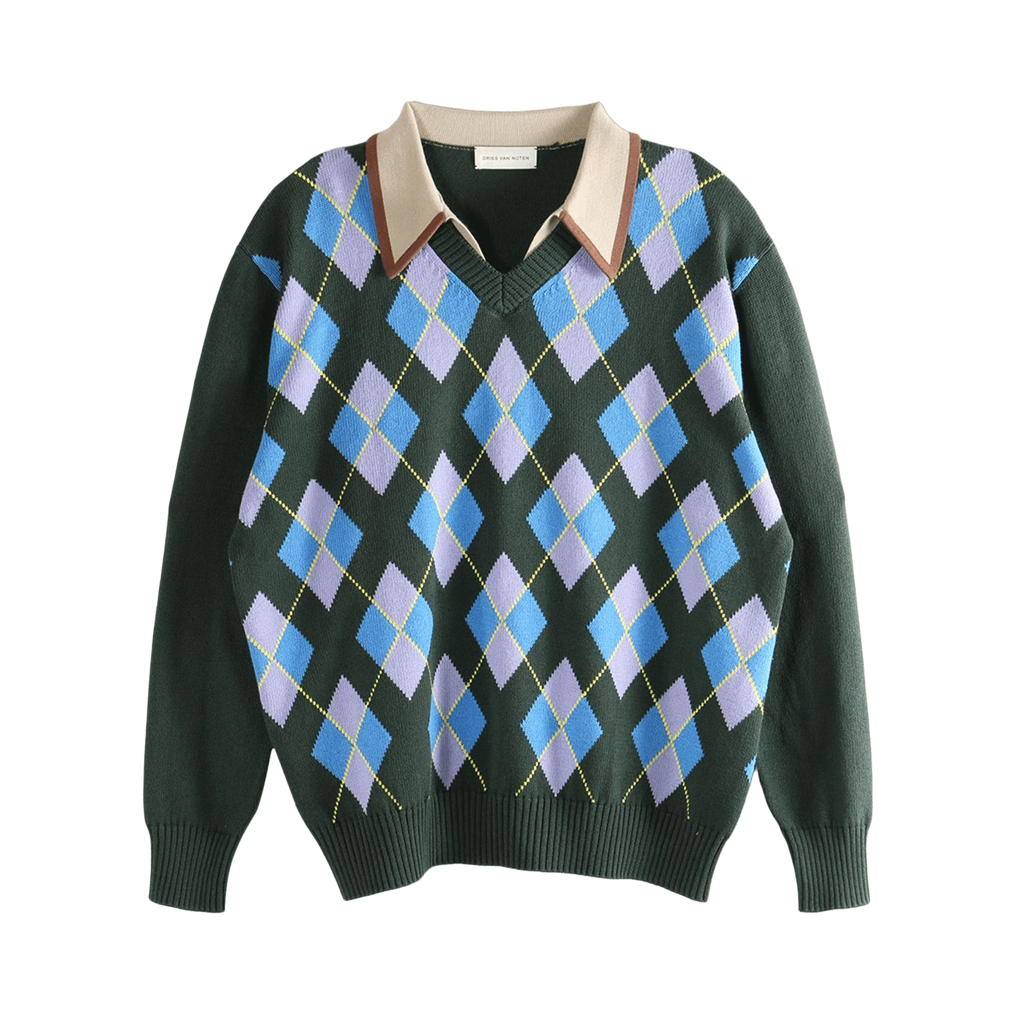 Dries Van Noten Monorail Polo 'Forest'