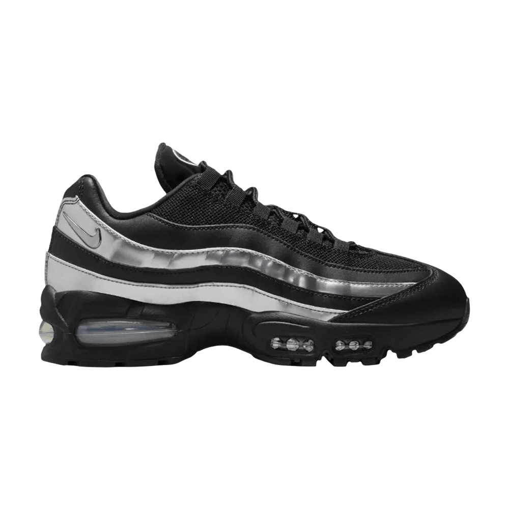 Nike Wmns Air Max 95 'Big Bubble - Black Metallic Silver'