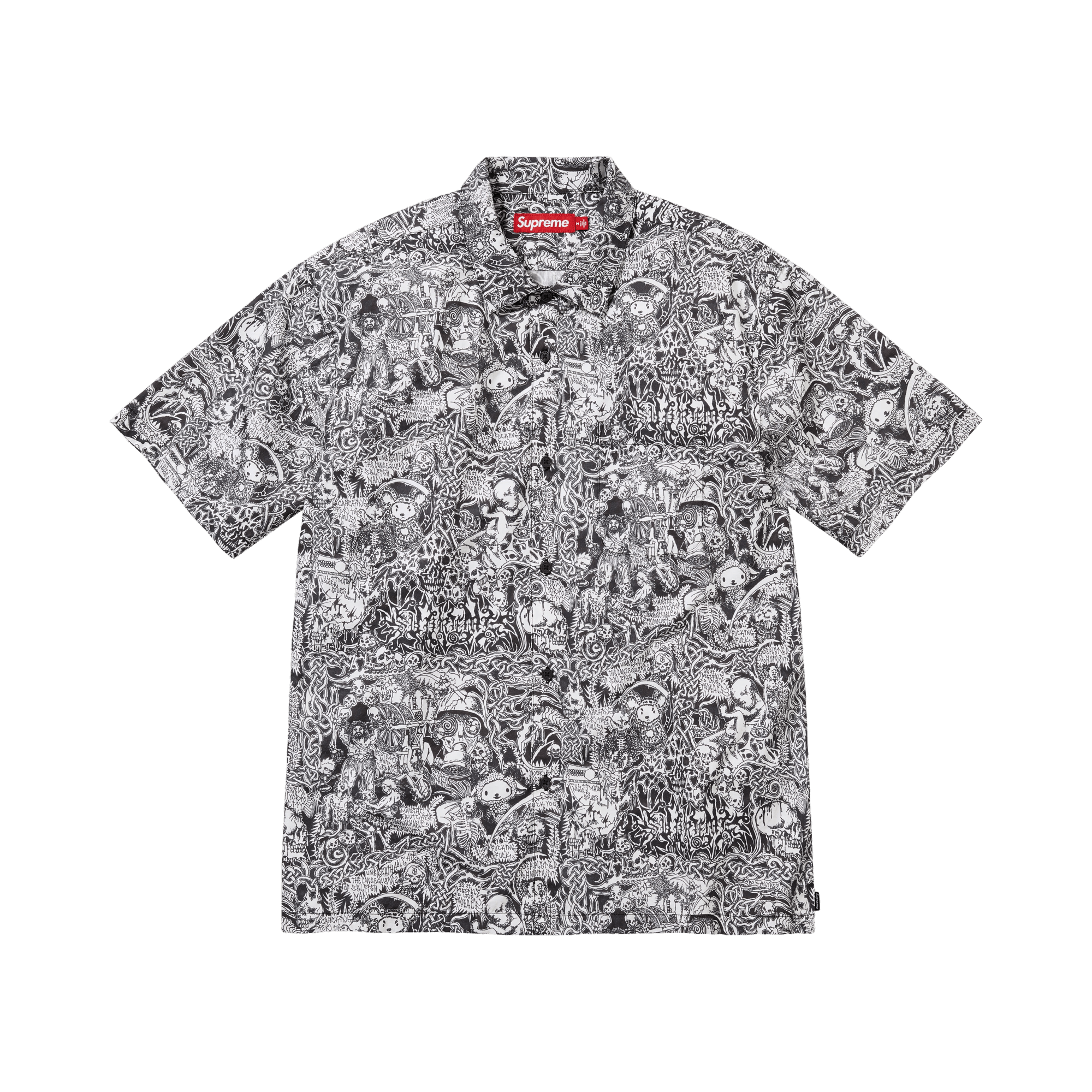 Supreme Wombat Short-Sleeve Shirt 'White'