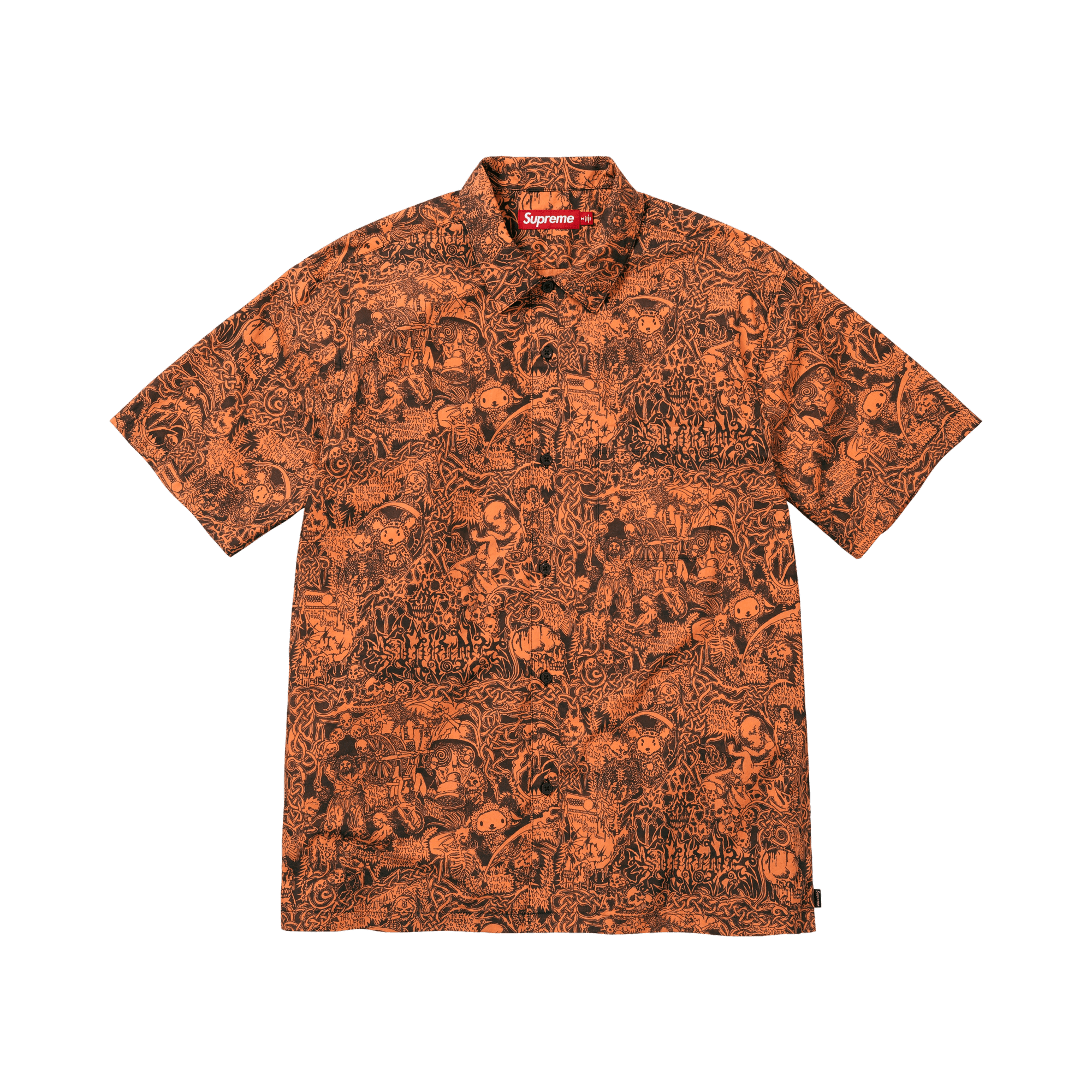 Supreme Wombat Short-Sleeve Shirt 'Orange'
