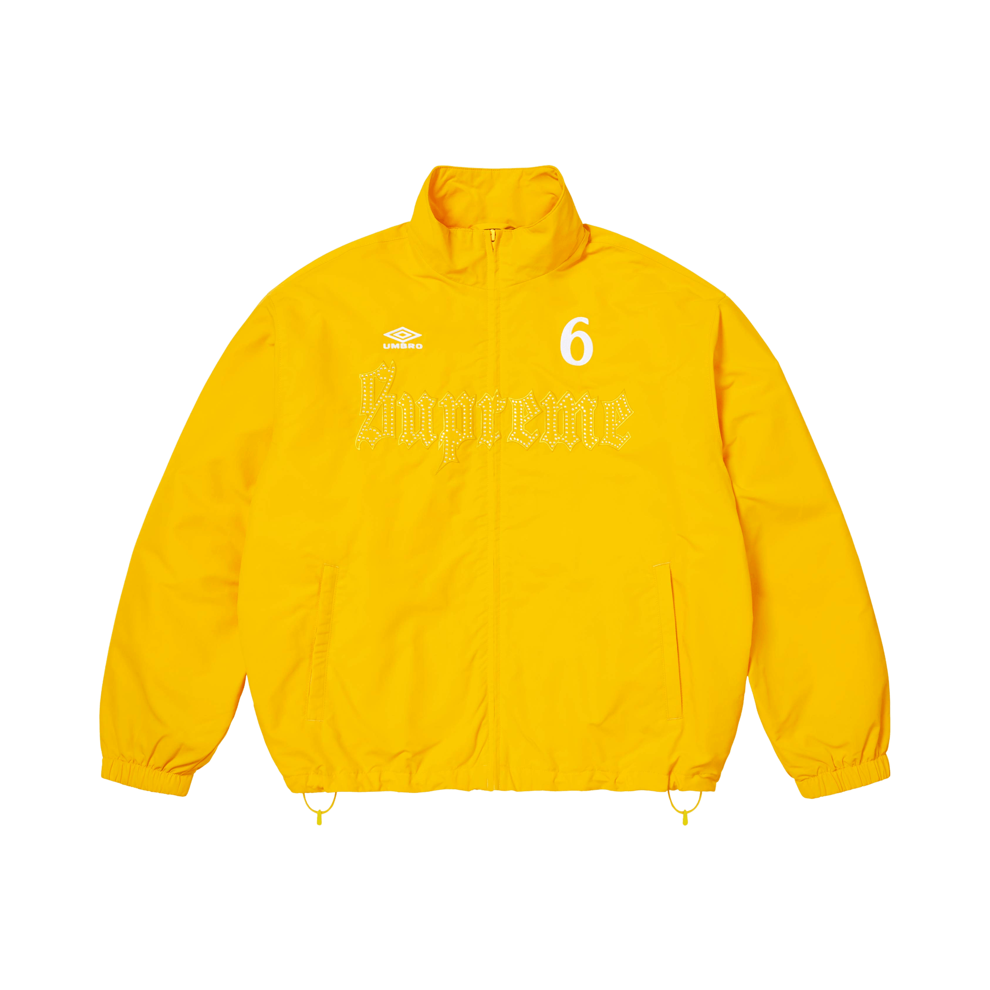 Supreme x Umbro Rhinestone Track Jacket 'Yellow'
